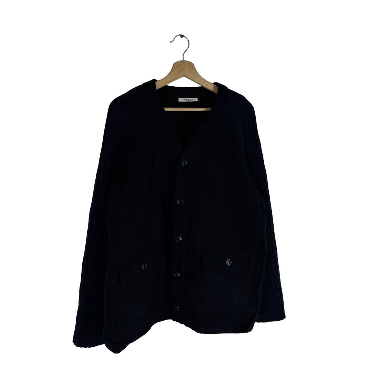 Japanese Brand VINTAGE LIGHT CARDIGAN PAR ICO HOMME INSPIRED ISSEY MIYAKE Size US M / EU 48-50 / 2 - 4 Thumbnail