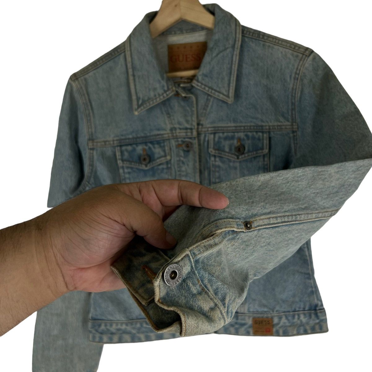 Japanese Brand VINTAGE TRUCKER DENIM JACKET GUESS Size US M / EU 48-50 / 2 - 5 Thumbnail