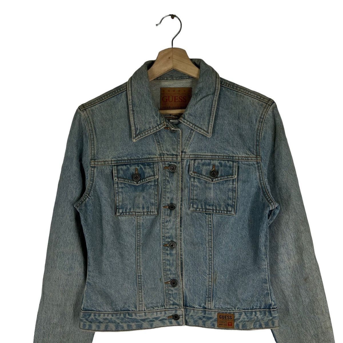 Japanese Brand VINTAGE TRUCKER DENIM JACKET GUESS Size US M / EU 48-50 / 2 - 3 Thumbnail