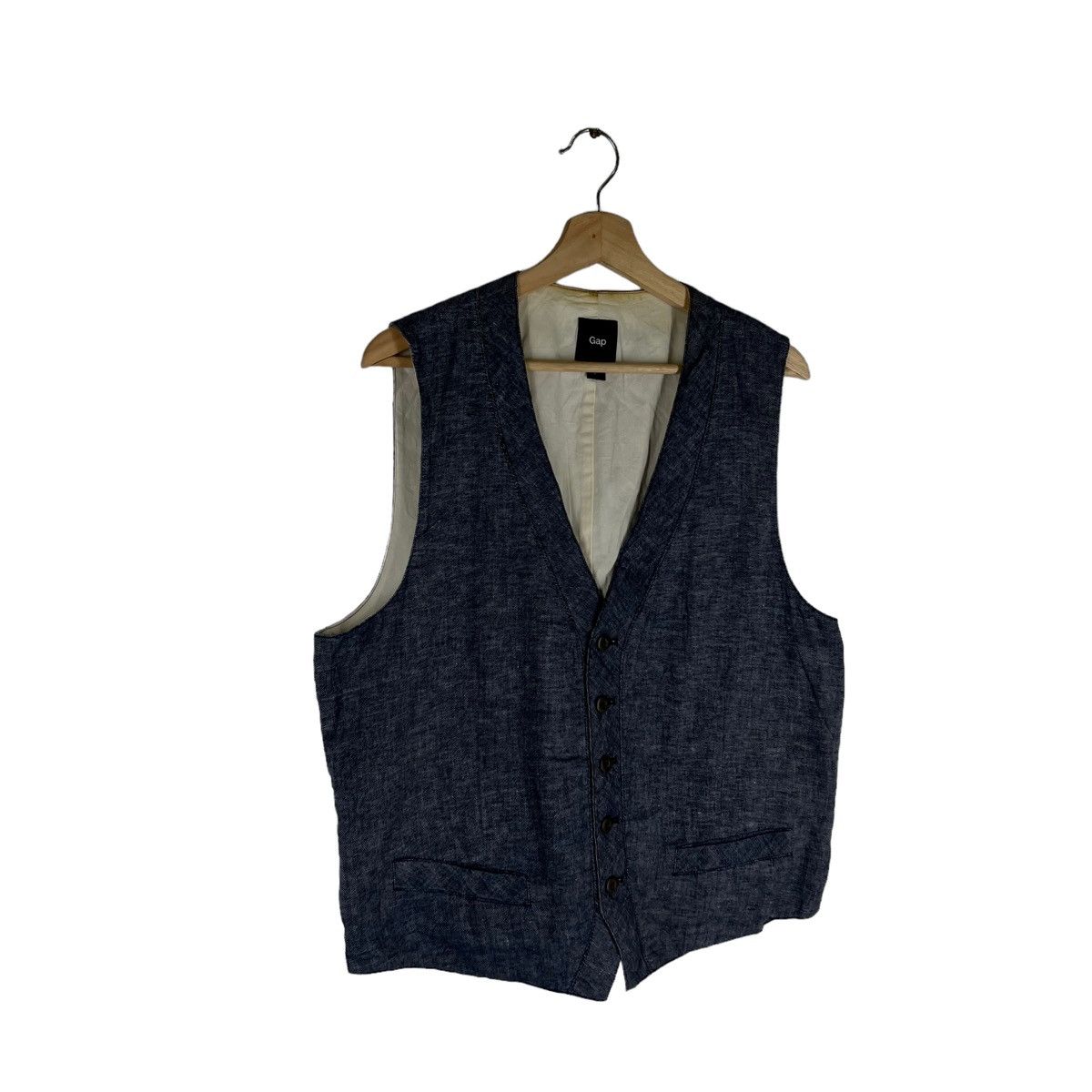 Japanese Brand VINTAGE WAIST COATS VEST GAP JAPAN MADE WORKERS WEAR Size US L / EU 52-54 / 3 - 2 Thumbnail
