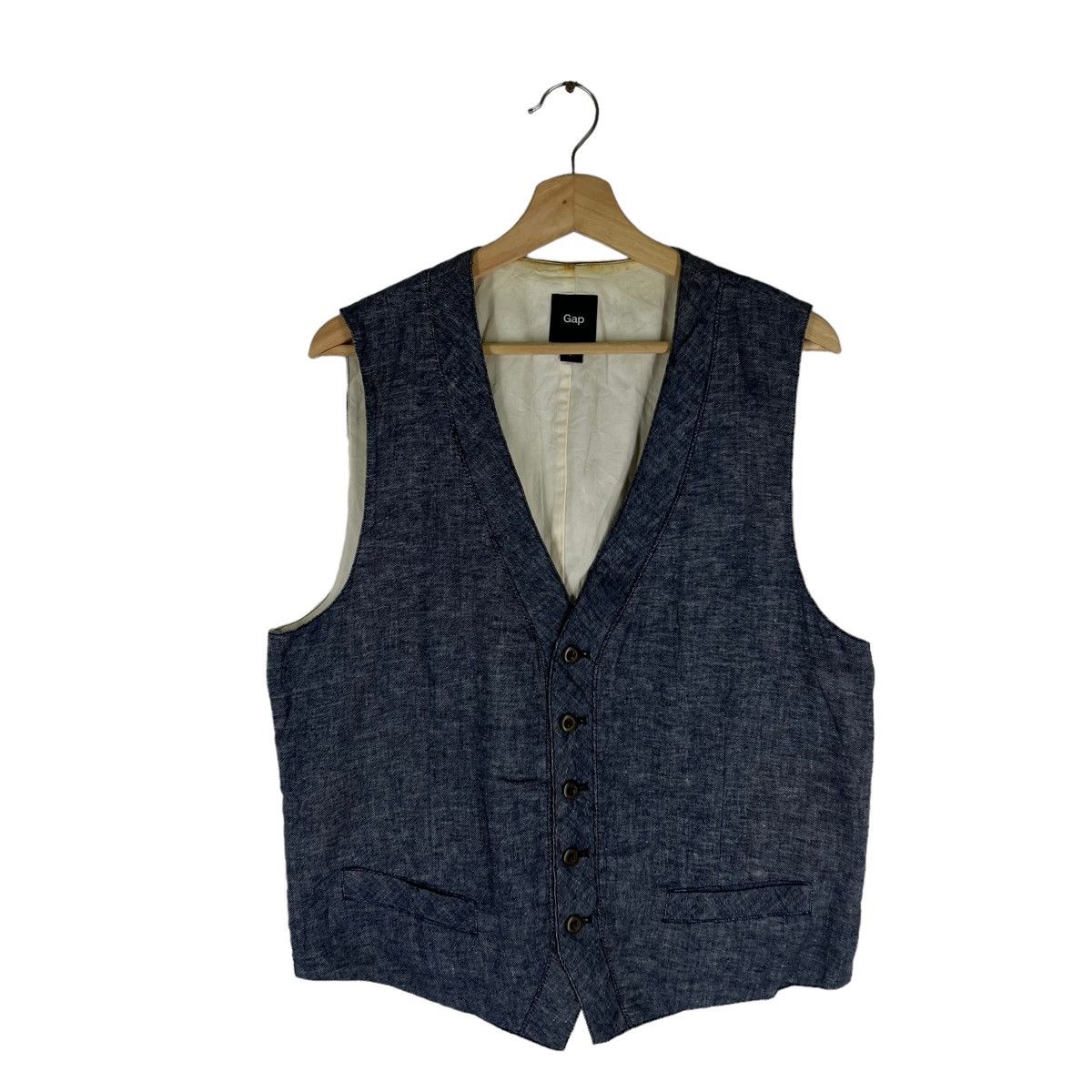 Japanese Brand VINTAGE WAIST COATS VEST GAP JAPAN MADE WORKERS WEAR Size US L / EU 52-54 / 3 - 1 Thumbnail
