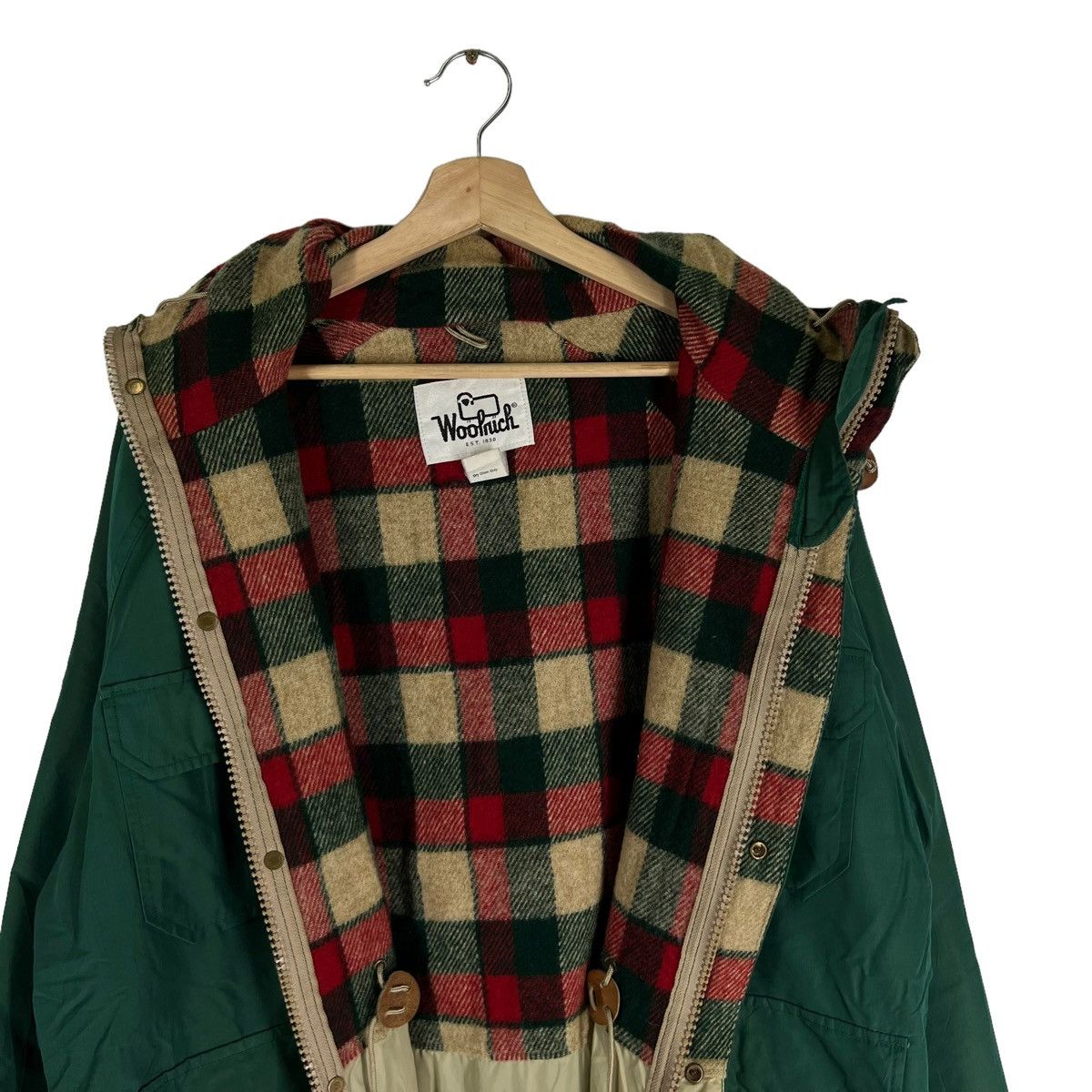 Woolrich Woolen Mills VINTAGE SURVIVAL JACKET MULTI POCKET WOOLRICH USA MADE Size US L / EU 52-54 / 3 - 8 Thumbnail