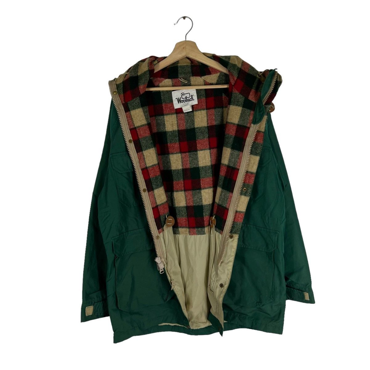 Woolrich Woolen Mills VINTAGE SURVIVAL JACKET MULTI POCKET WOOLRICH USA MADE Size US L / EU 52-54 / 3 - 9 Thumbnail