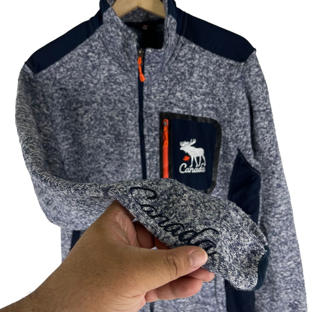 Japanese Brand RARE FLEECE SHERPA DIP PILE SONICE CANADA Size US S / EU 44-46 / 1 - 6 Thumbnail