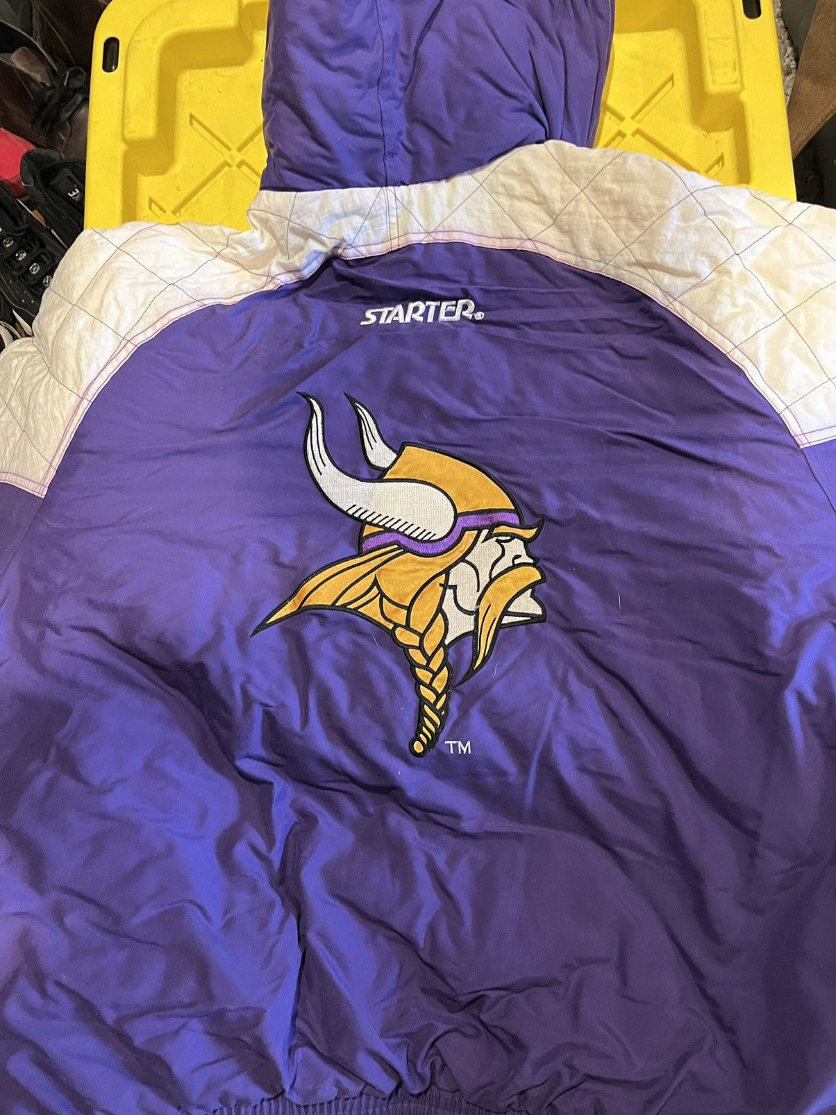 NFL × Starter Minnesota Vikings Vintage Starter Jacket Size Large Size US L / EU 52-54 / 3 - 5 Thumbnail
