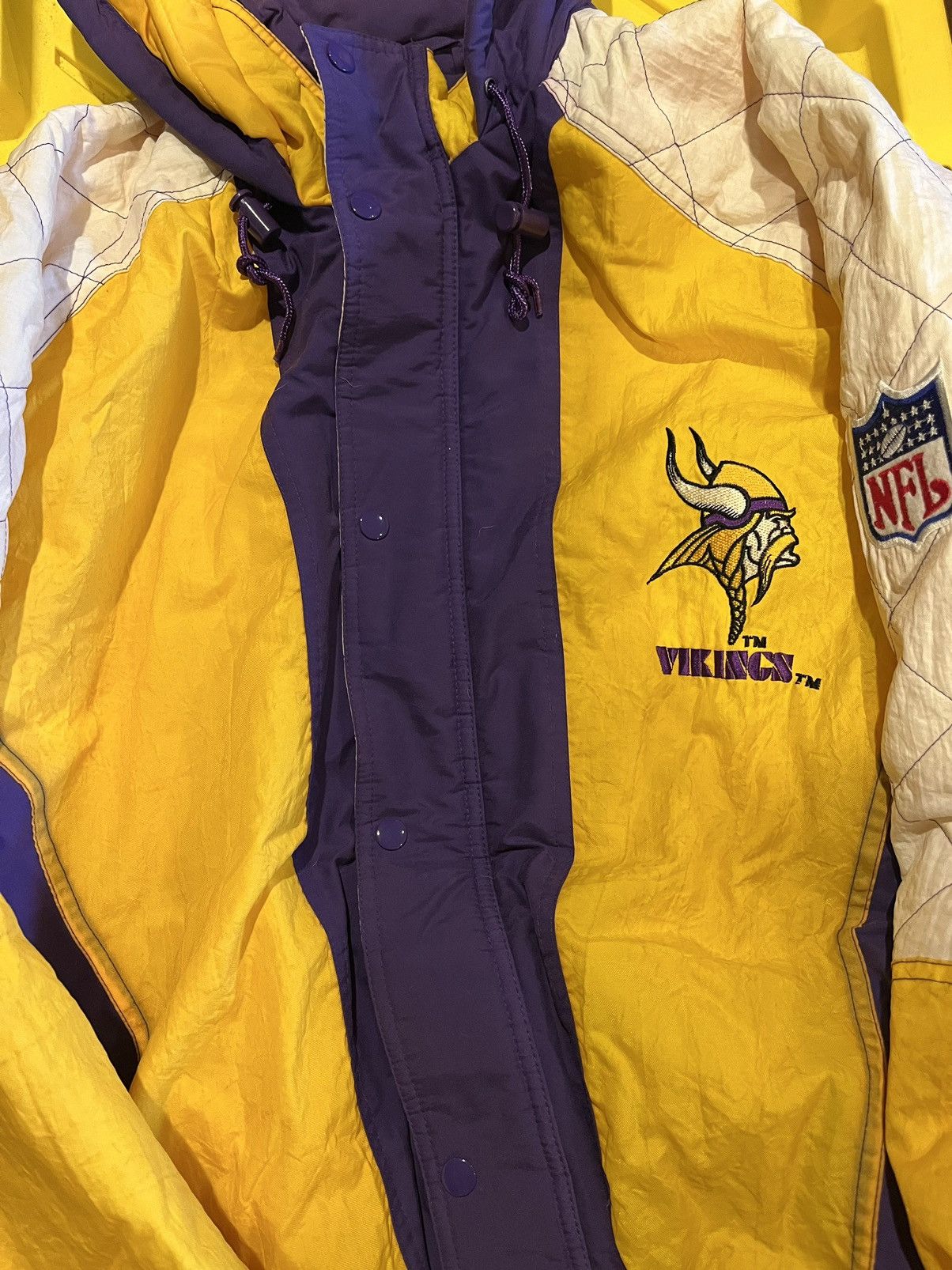 NFL × Starter Minnesota Vikings Vintage Starter Jacket Size Large Size US L / EU 52-54 / 3 - 2 Thumbnail