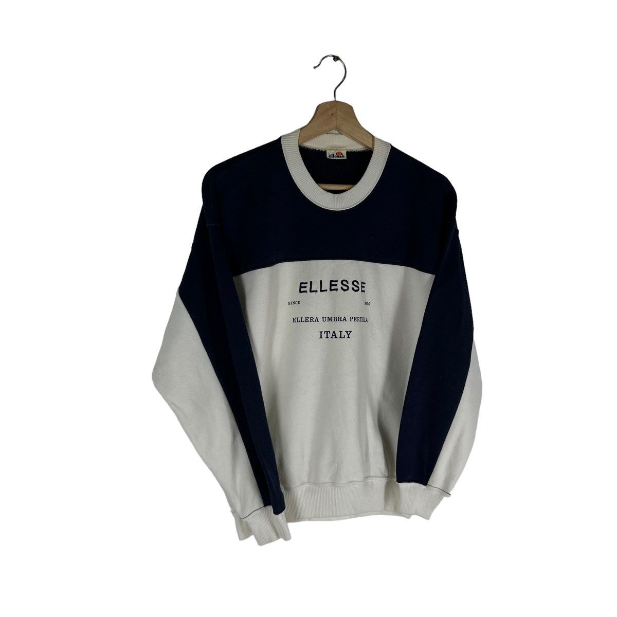 Japanese Brand VINTAGE SWEATSHIRT CREWNECK ELLESSE JAPAN MADE BIG LOGO Size US S / EU 44-46 / 1 - 2 Thumbnail
