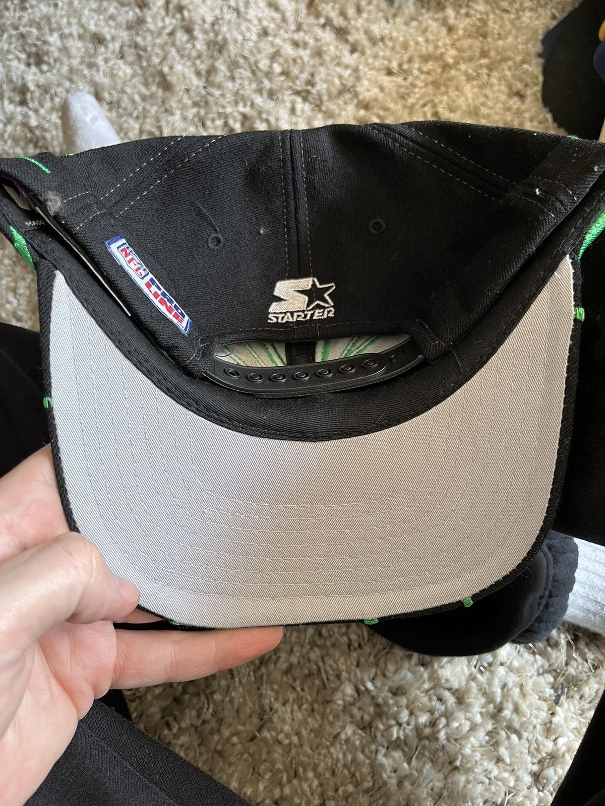 Apex One × Pro Line New York Jets NFL Vintage Snapback Shatter Hat Size ONE SIZE - 2 Thumbnail