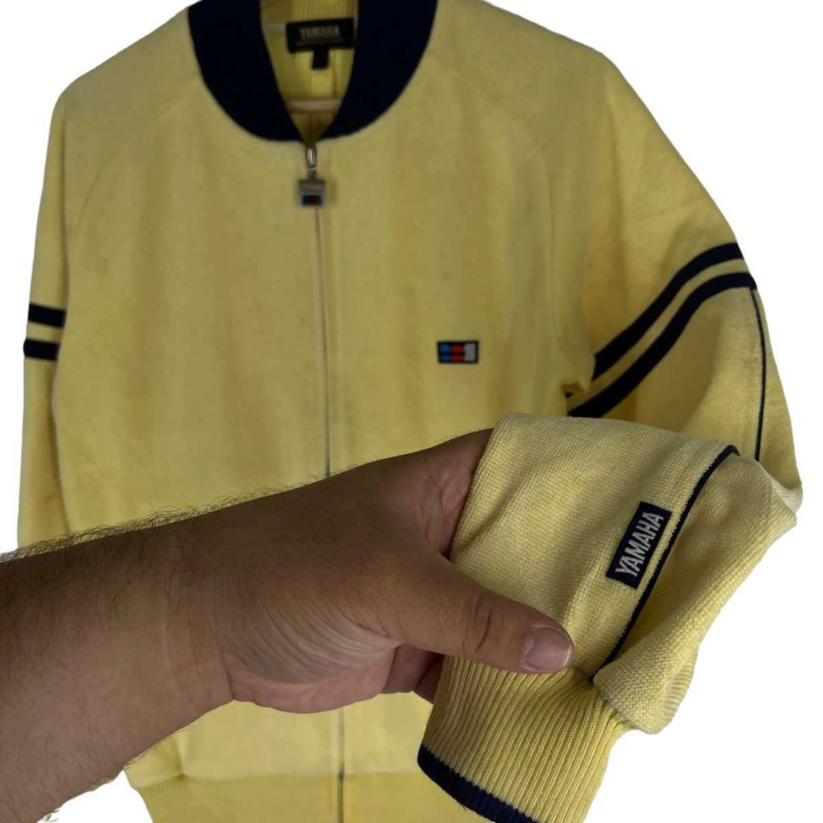 Vintage × Yamaha VINTAGE YAMAHA ZIPPER JACKET RARE COLOUR Size US L / EU 52-54 / 3 - 5 Thumbnail