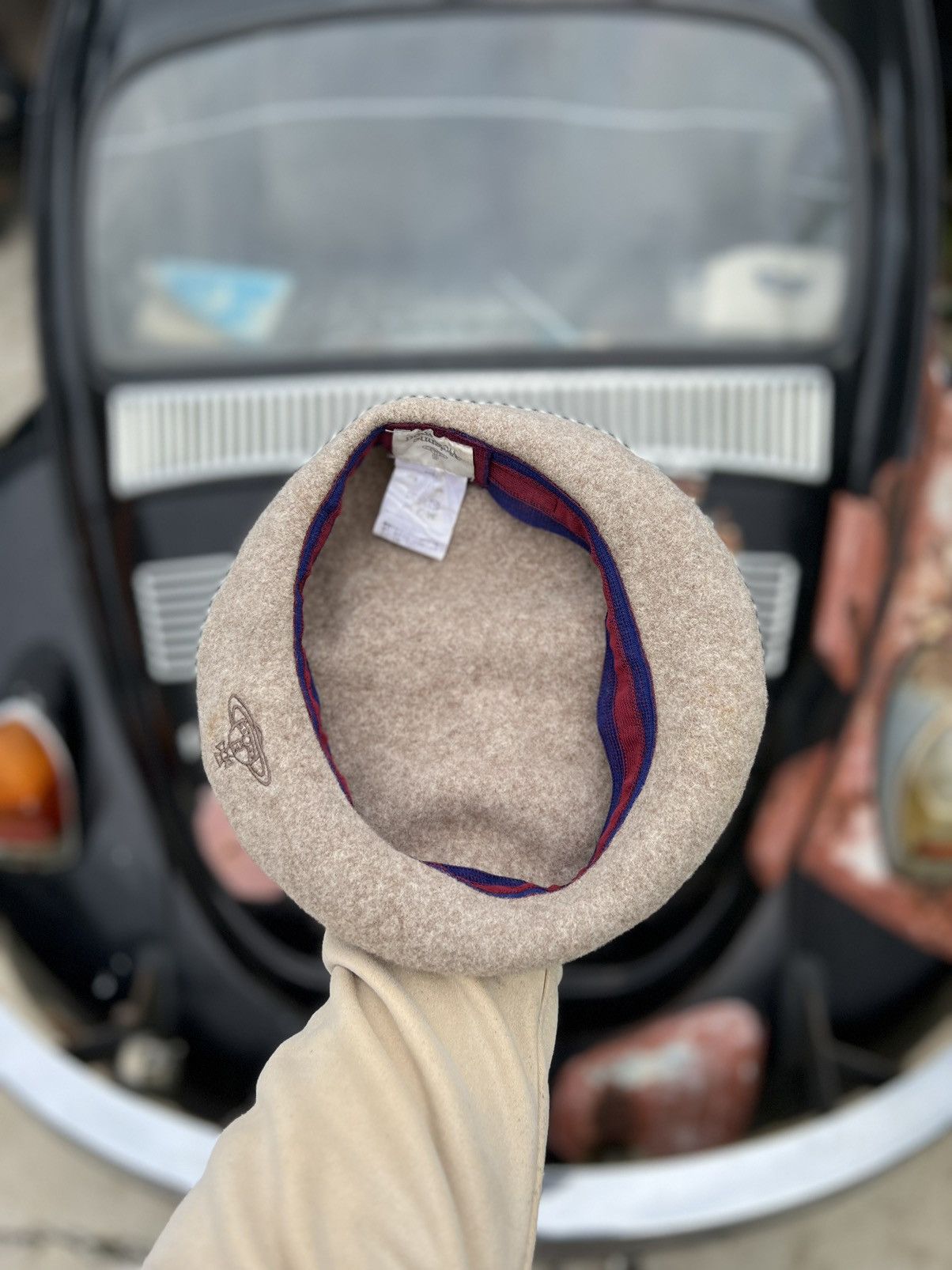 Vintage × Vivienne Westwood VIVIENNE WESTWOOD WOOL FRENCH STYLE BRET HAT Size ONE SIZE - 3 Thumbnail