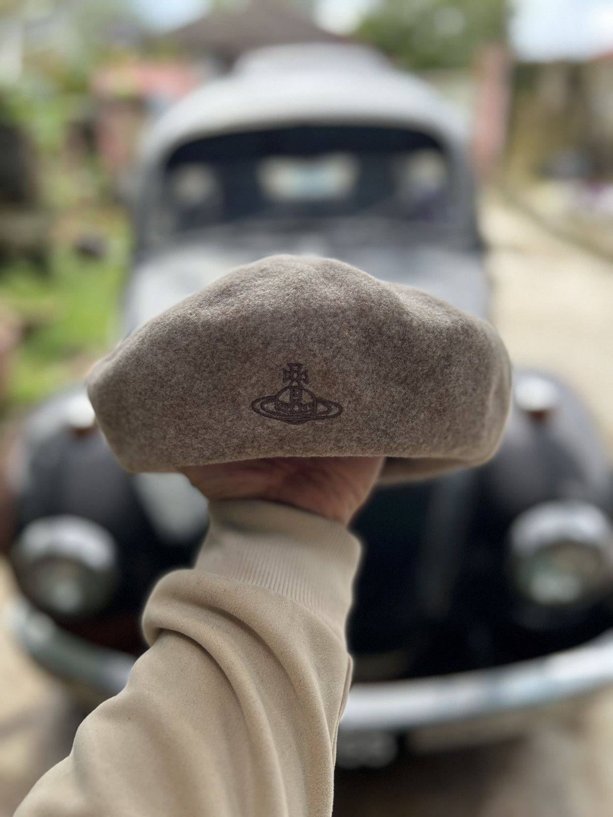 Vintage × Vivienne Westwood VIVIENNE WESTWOOD WOOL FRENCH STYLE BRET HAT Size ONE SIZE - 6 Thumbnail