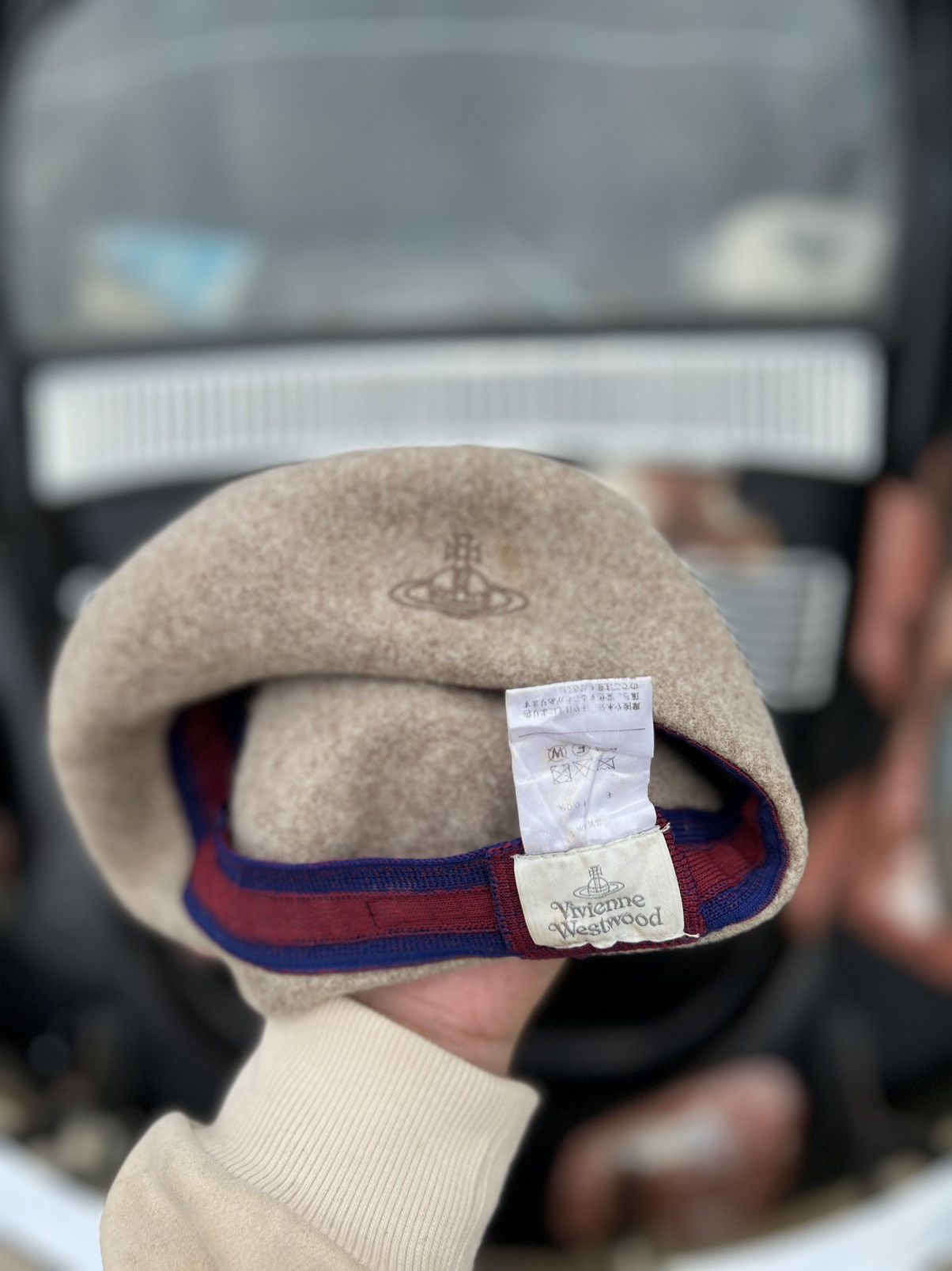 Vintage × Vivienne Westwood VIVIENNE WESTWOOD WOOL FRENCH STYLE BRET HAT Size ONE SIZE - 4 Thumbnail