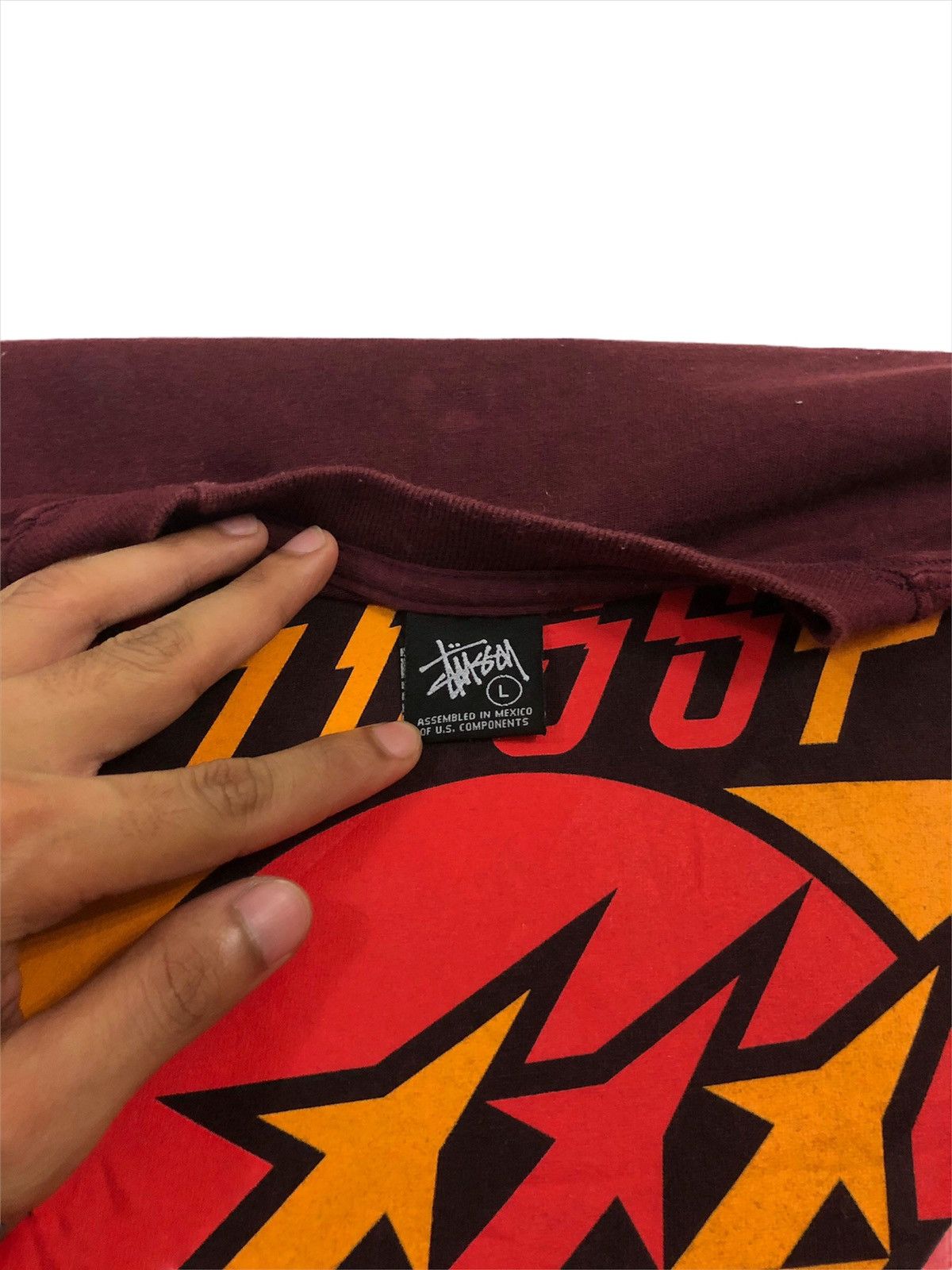 Fragment Design GRAIL🔥Y2K Stussy 🇺🇸 x Fragment Design ™️ Logo Shirt Size US L / EU 52-54 / 3 - 5 Thumbnail