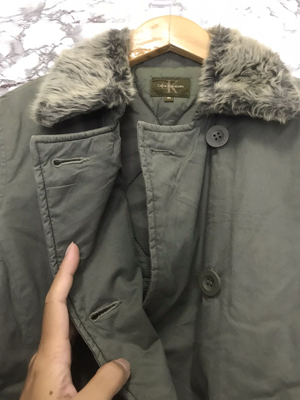 Calvin Klein × Calvin Klein 205W39NYC × Designer Calvin Klein Fur Jacket Size US M / EU 48-50 / 2 - 10 Thumbnail