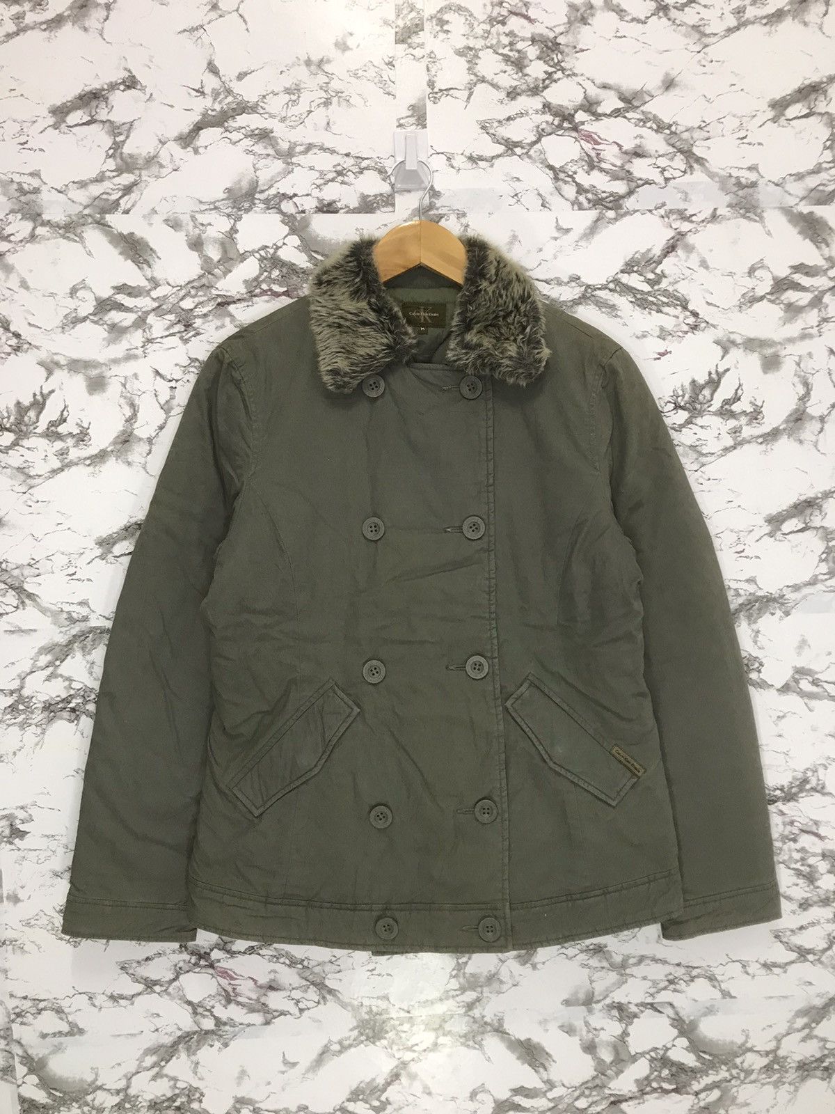 Calvin Klein × Calvin Klein 205W39NYC × Designer Calvin Klein Fur Jacket Size US M / EU 48-50 / 2 - 2 Thumbnail