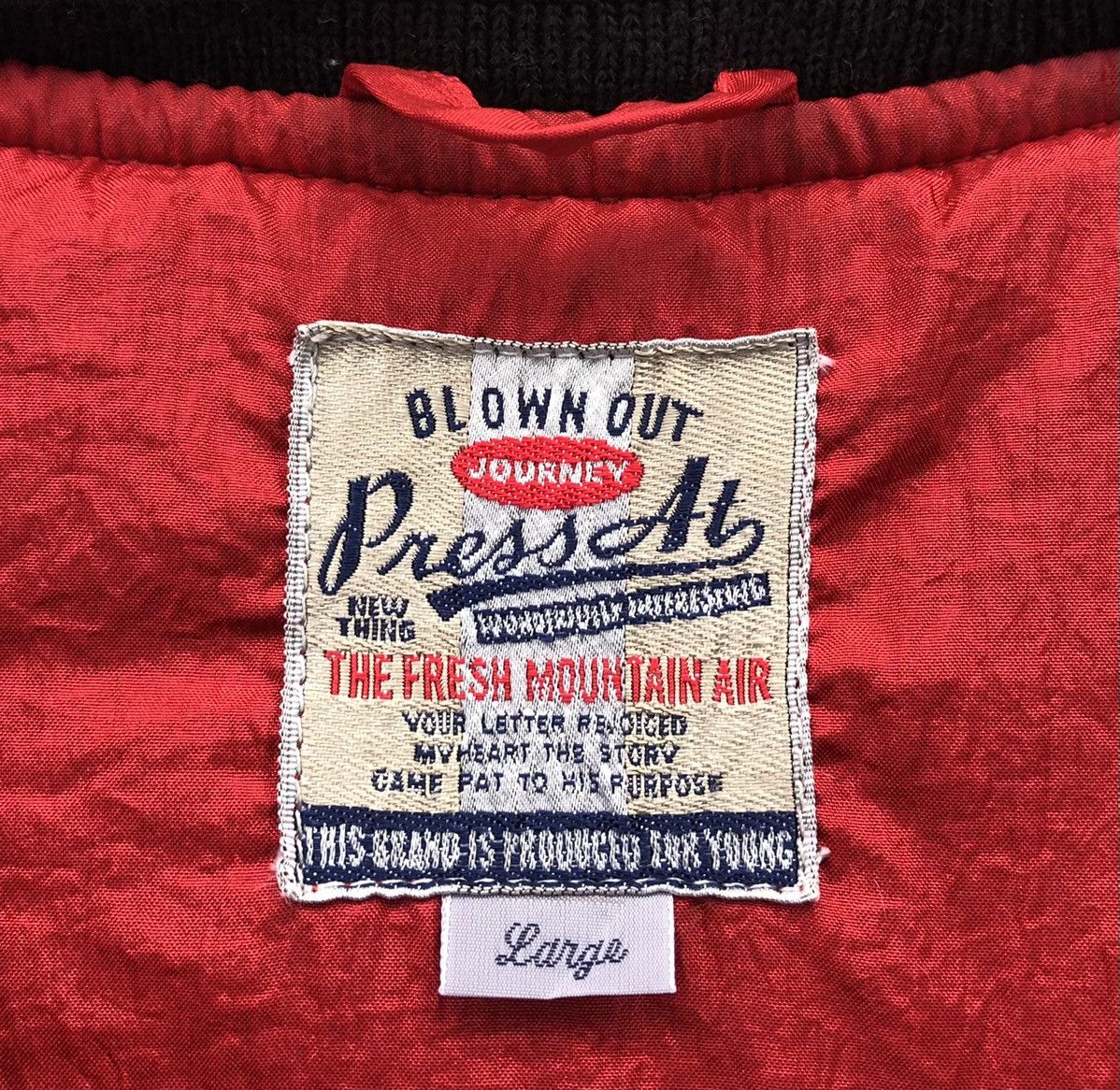 Vintage Vintage 90s Journey Fresh Mountain Air Bomber jacket Size US M / EU 48-50 / 2 - 20 Thumbnail
