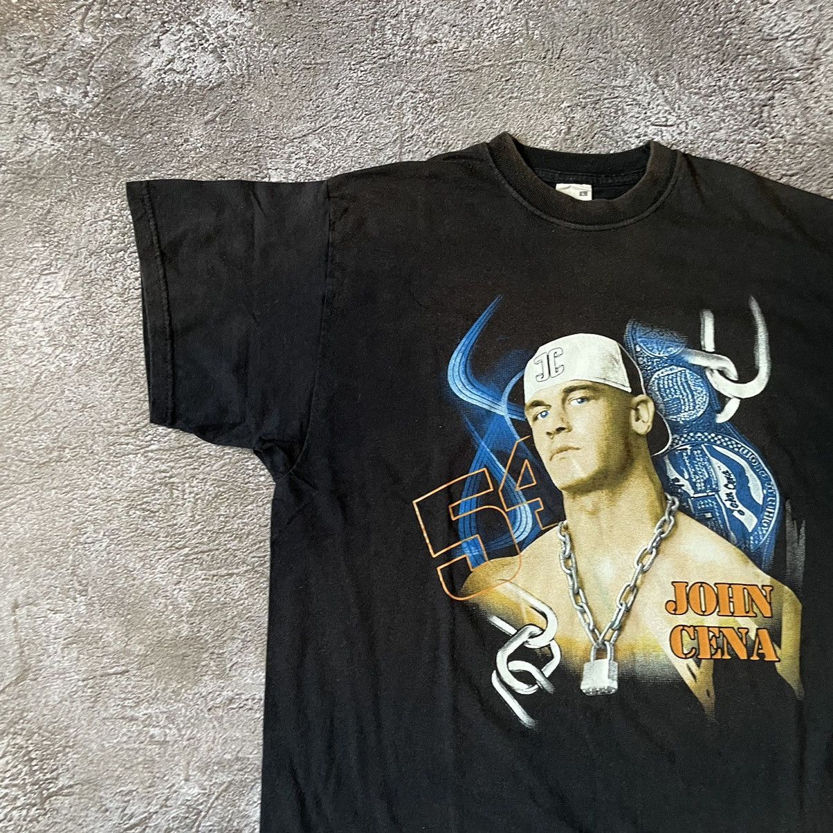 Vintage Vintage 90s John Cena WWF Faded Graphic Tee Swag Baggy L Size US L / EU 52-54 / 3 - 5 Thumbnail