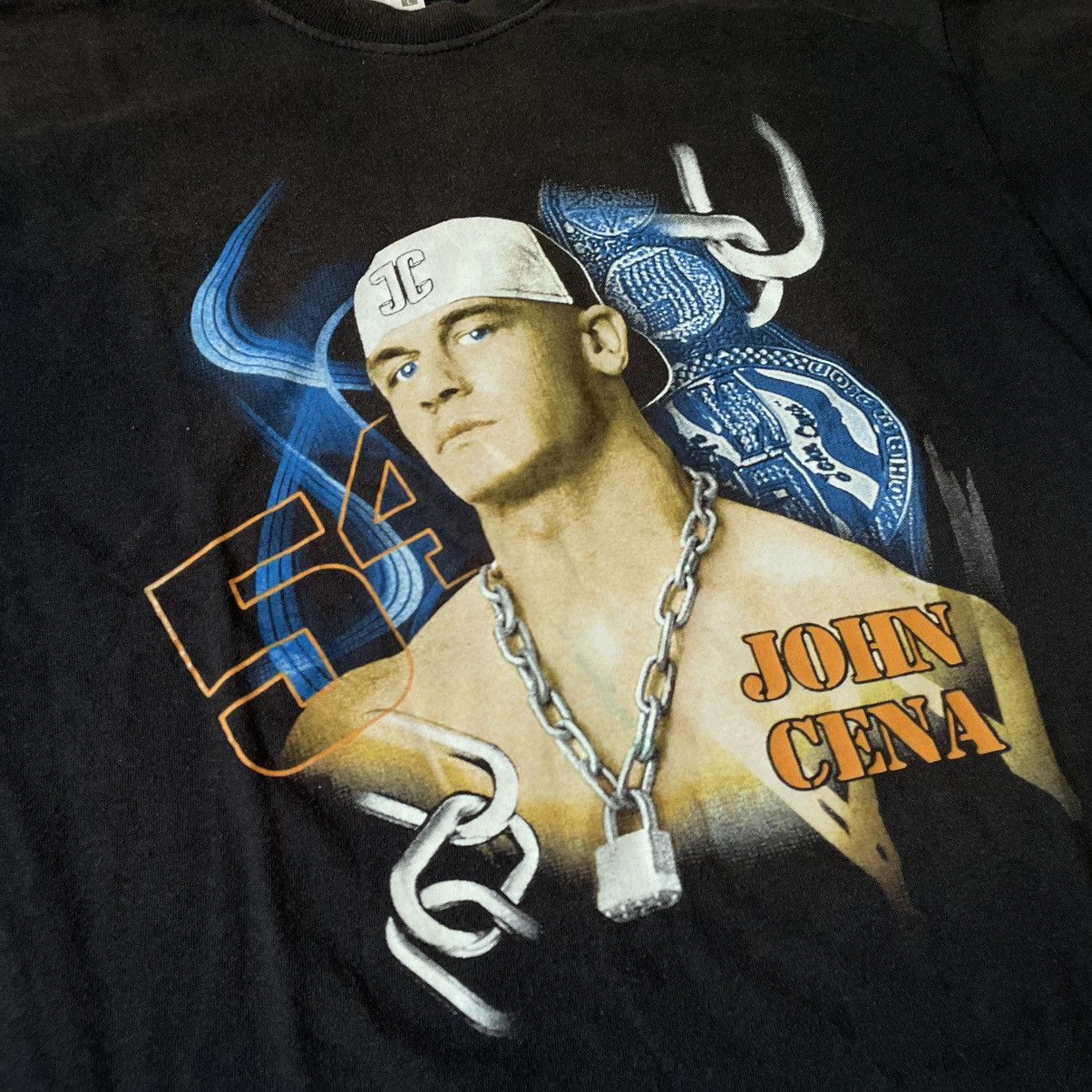Vintage Vintage 90s John Cena WWF Faded Graphic Tee Swag Baggy L Size US L / EU 52-54 / 3 - 6 Thumbnail