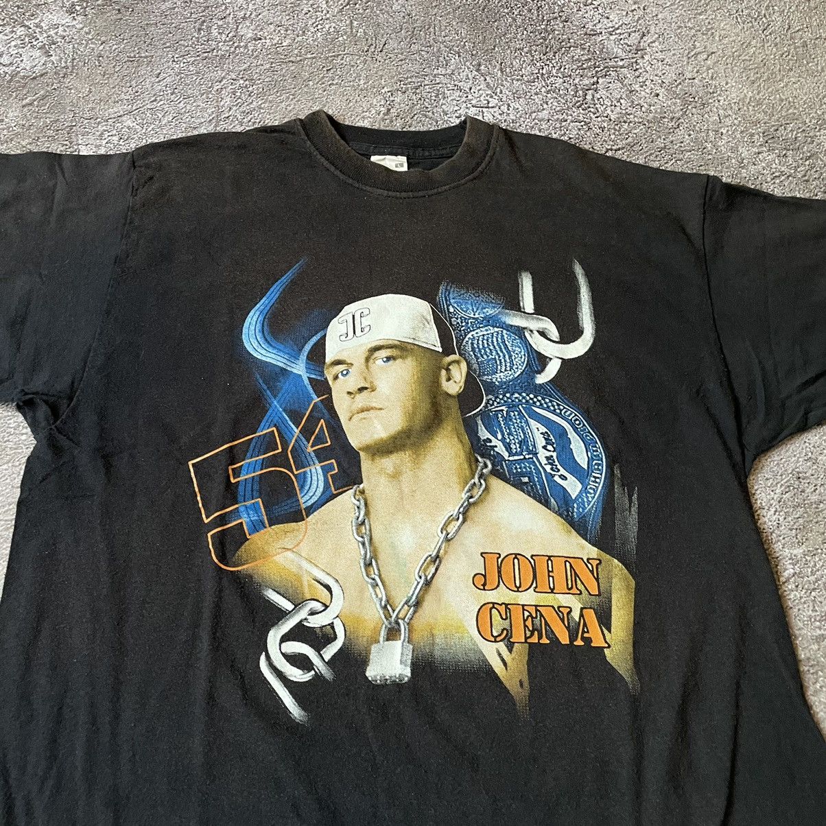 Vintage Vintage 90s John Cena WWF Faded Graphic Tee Swag Baggy L Size US L / EU 52-54 / 3 - 2 Thumbnail
