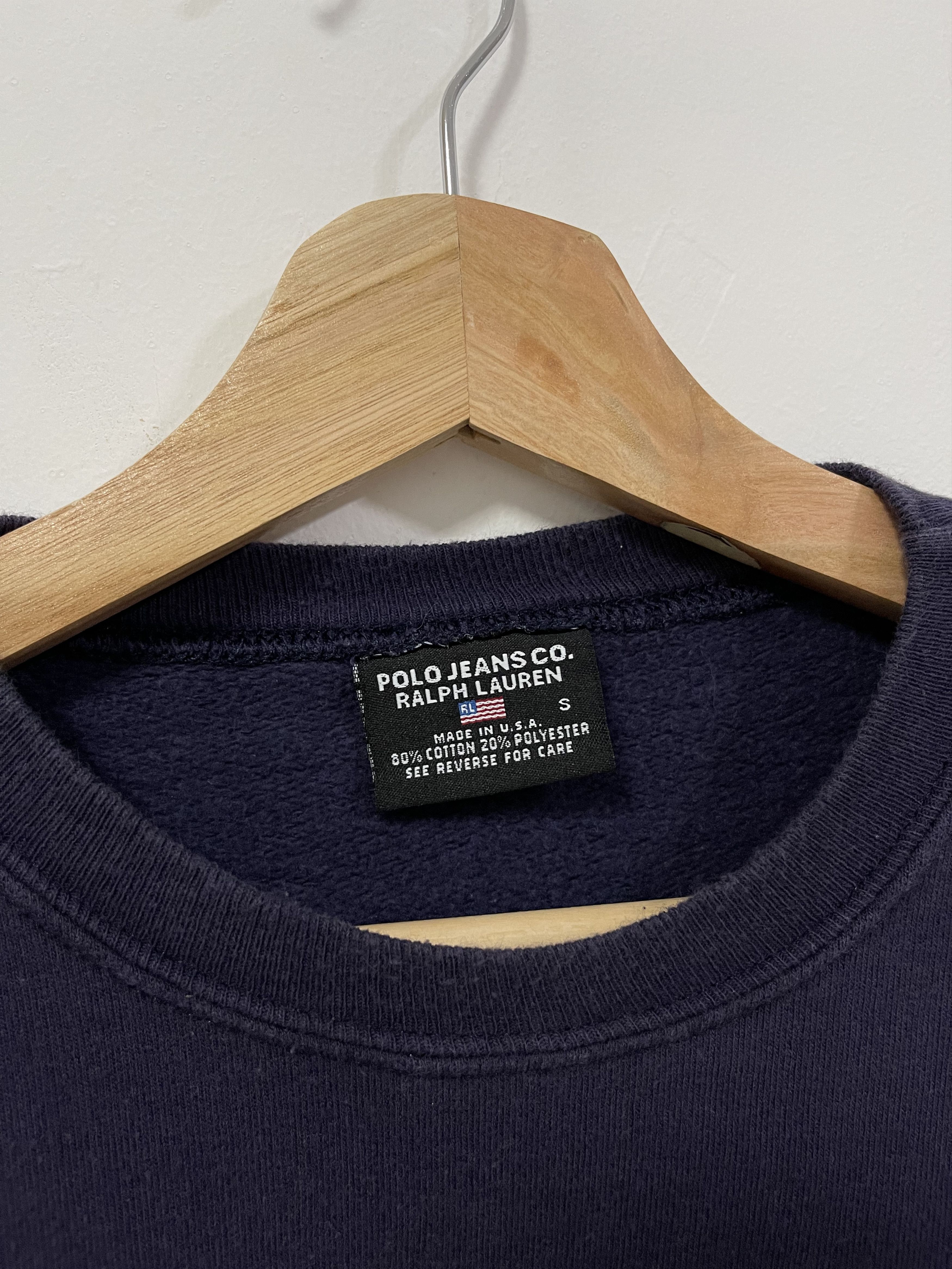 Ralph Lauren Vintage Polo Jeans Ralph Lauren RL Spellout Sweatshirt Size US S / EU 44-46 / 1 - 7 Thumbnail