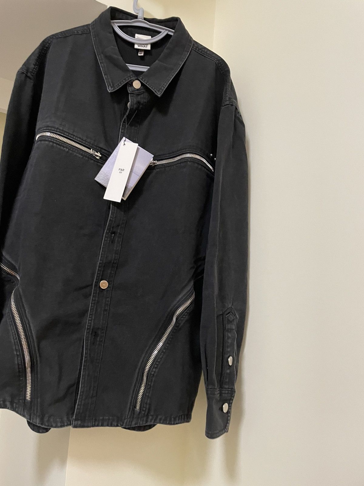 Other Far from what far archive curve zip oversized shirt washed Size US M / EU 48-50 / 2 - 2 Thumbnail