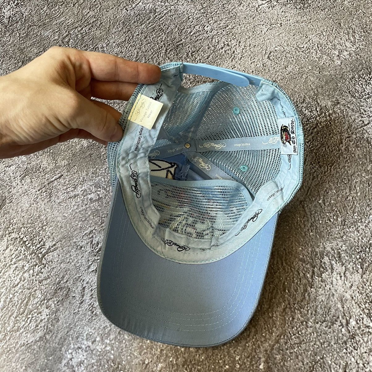 Vintage Vintage Y2K Ed Hardy Graphic Cap Streetwear Skate Cropped OS Size ONE SIZE - 6 Thumbnail