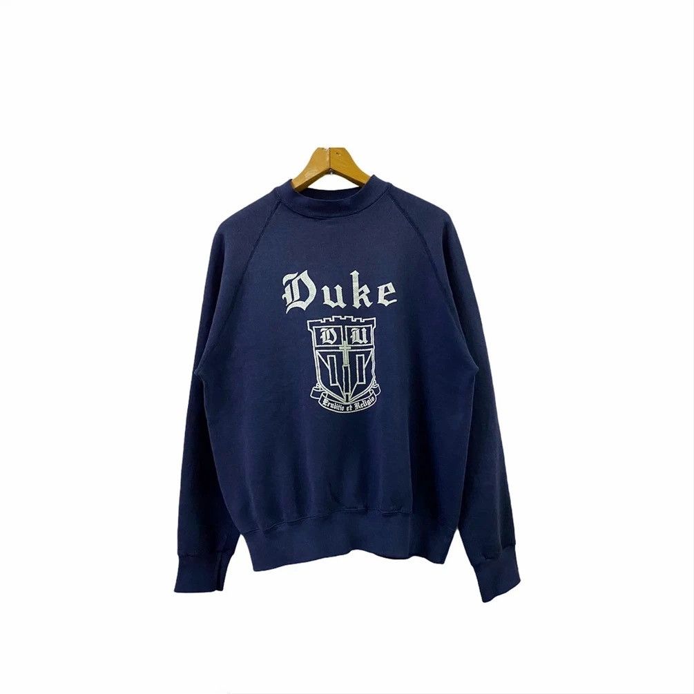 Japanese Brand VINTAGE CREW NECK DUKE UNIVERSITY SWEATSHIRT Size US S / EU 44-46 / 1 - 2 Thumbnail