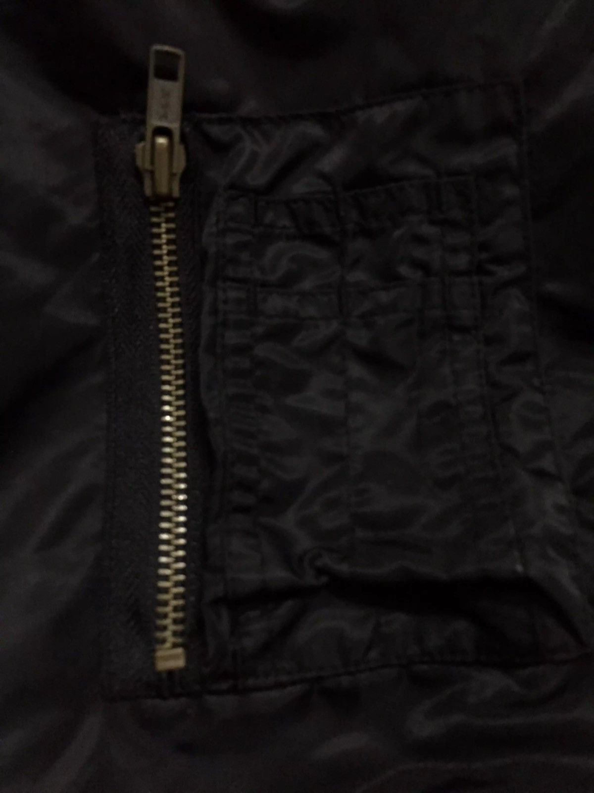 Japanese Brand MILITARY STYLE DISTRESSED BLACK BOMBER JACKET Size US M / EU 48-50 / 2 - 6 Thumbnail