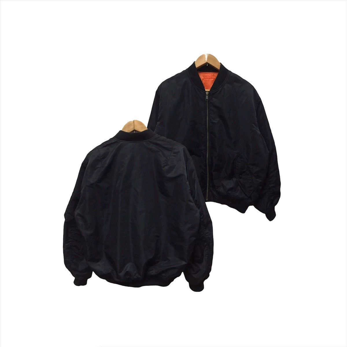 Japanese Brand MILITARY STYLE DISTRESSED BLACK BOMBER JACKET Size US M / EU 48-50 / 2 - 1 Thumbnail