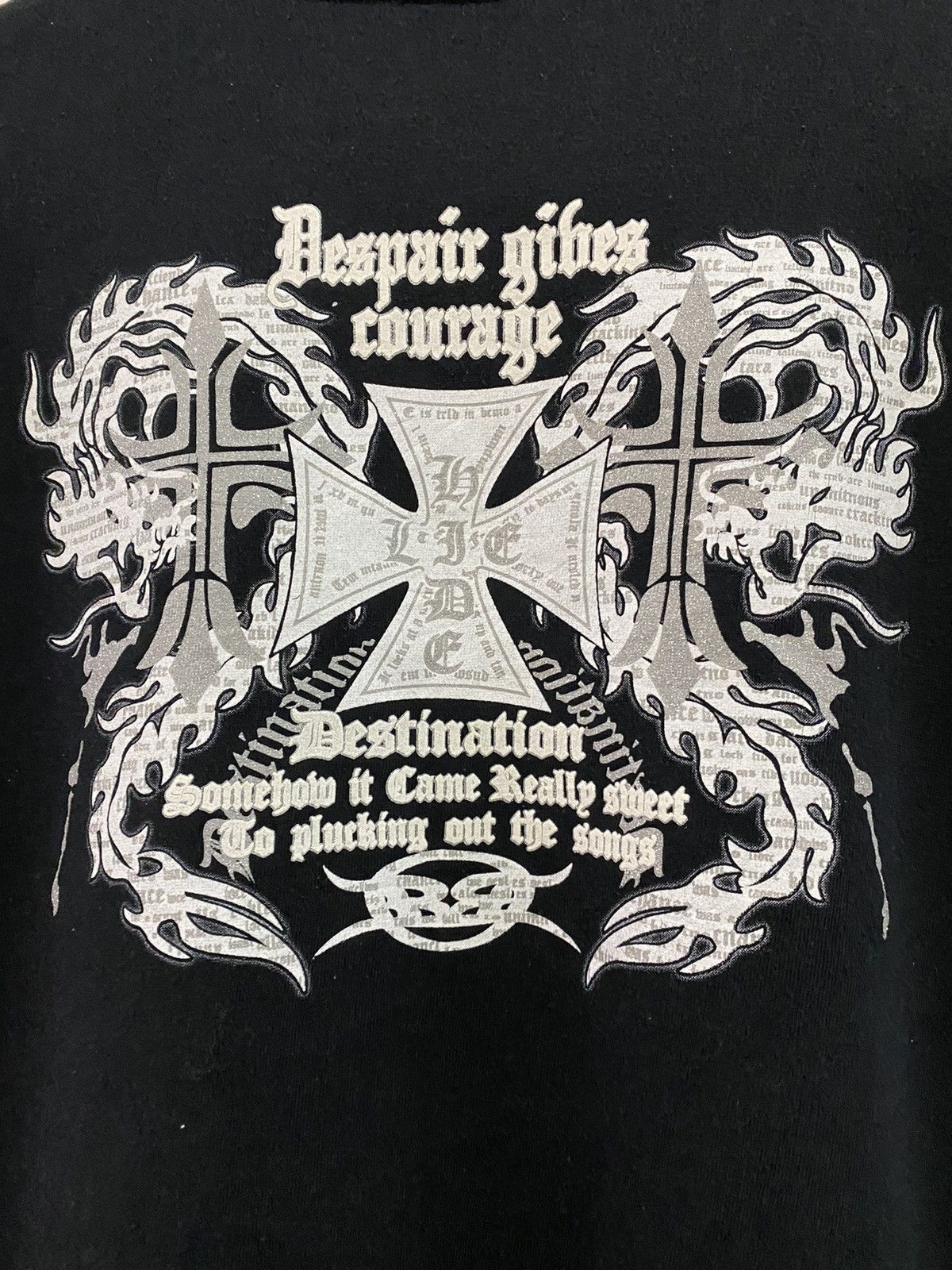 Japanese Brand × Seditionaries AESPAIR GIHES COURAGE DOUBLE DRAGON CROSS CREWNECK SWEATSHRT Size US M / EU 48-50 / 2 - 8 Thumbnail