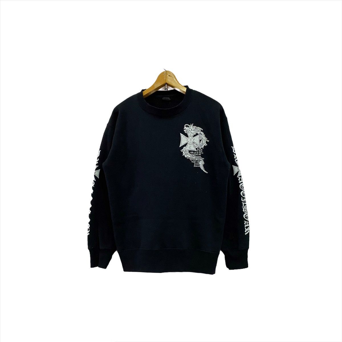 Japanese Brand × Seditionaries AESPAIR GIHES COURAGE DOUBLE DRAGON CROSS CREWNECK SWEATSHRT Size US M / EU 48-50 / 2 - 2 Thumbnail
