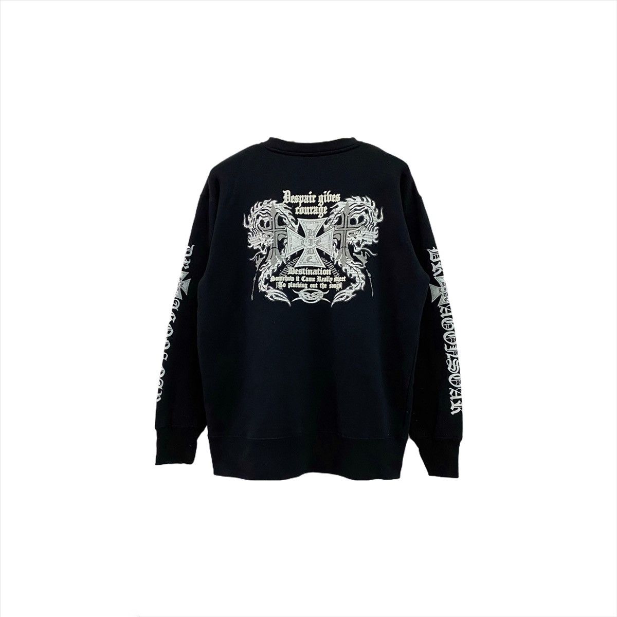 Japanese Brand × Seditionaries AESPAIR GIHES COURAGE DOUBLE DRAGON CROSS CREWNECK SWEATSHRT Size US M / EU 48-50 / 2 - 3 Thumbnail