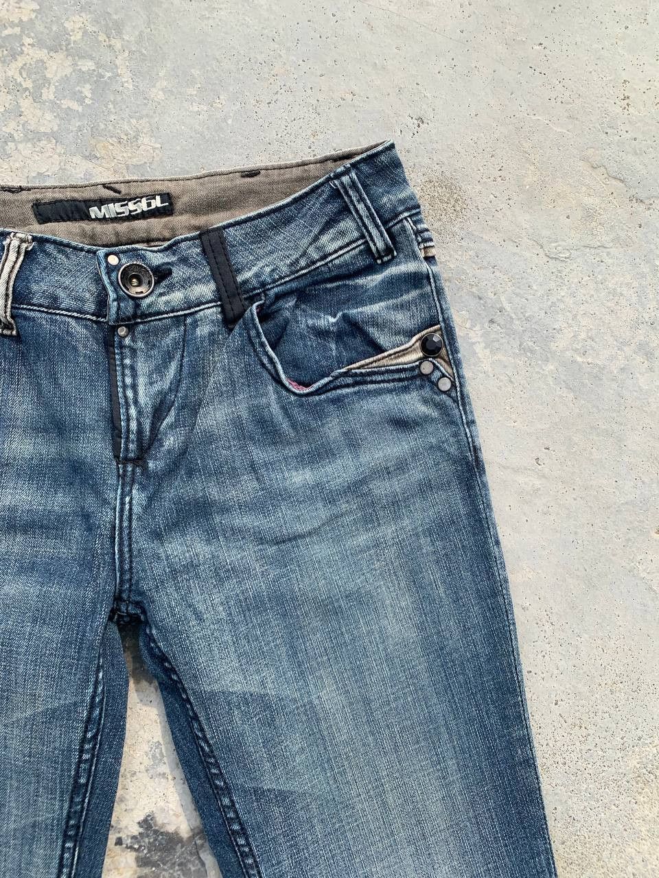 Miss Sixty Vintage MissSixty Stretchy Retropunk Denim Size 29" - 3 Thumbnail