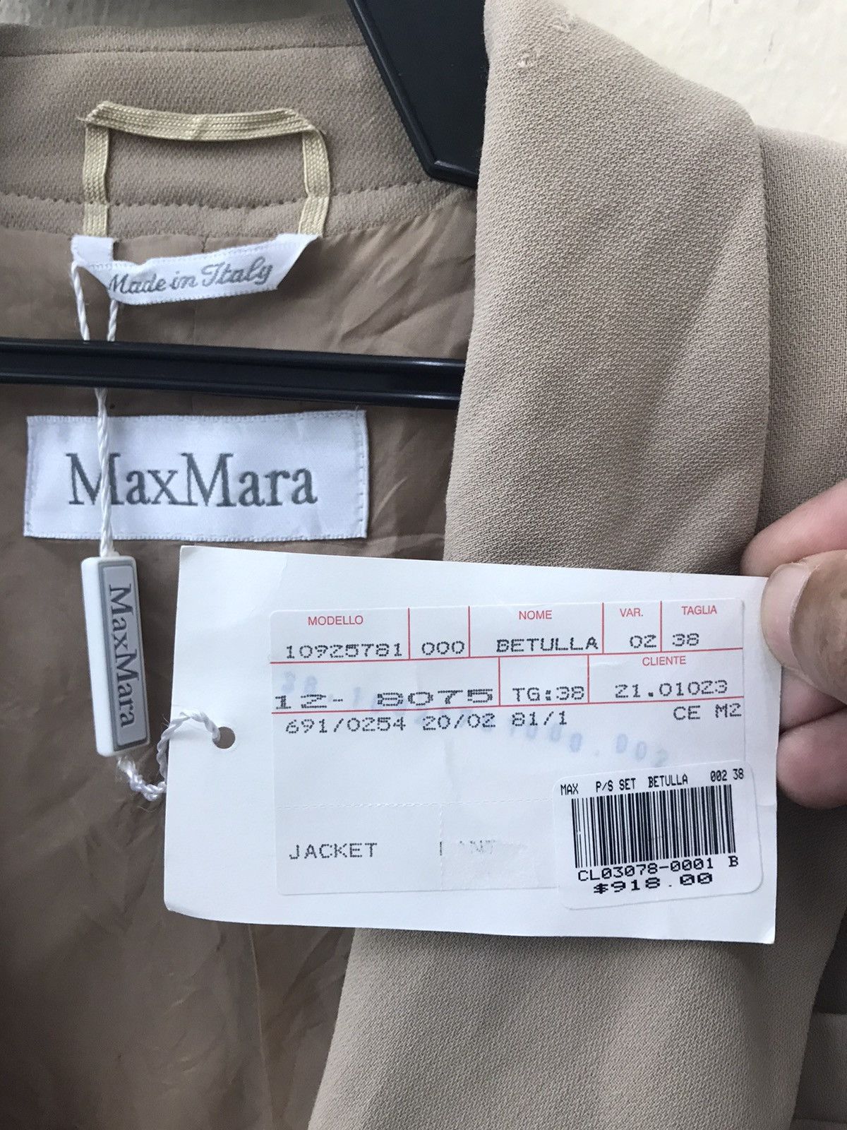 Max Mara Max Mara Betulla Ladies Jacket Size XS / US 0-2 / IT 36-38 - 4 Thumbnail