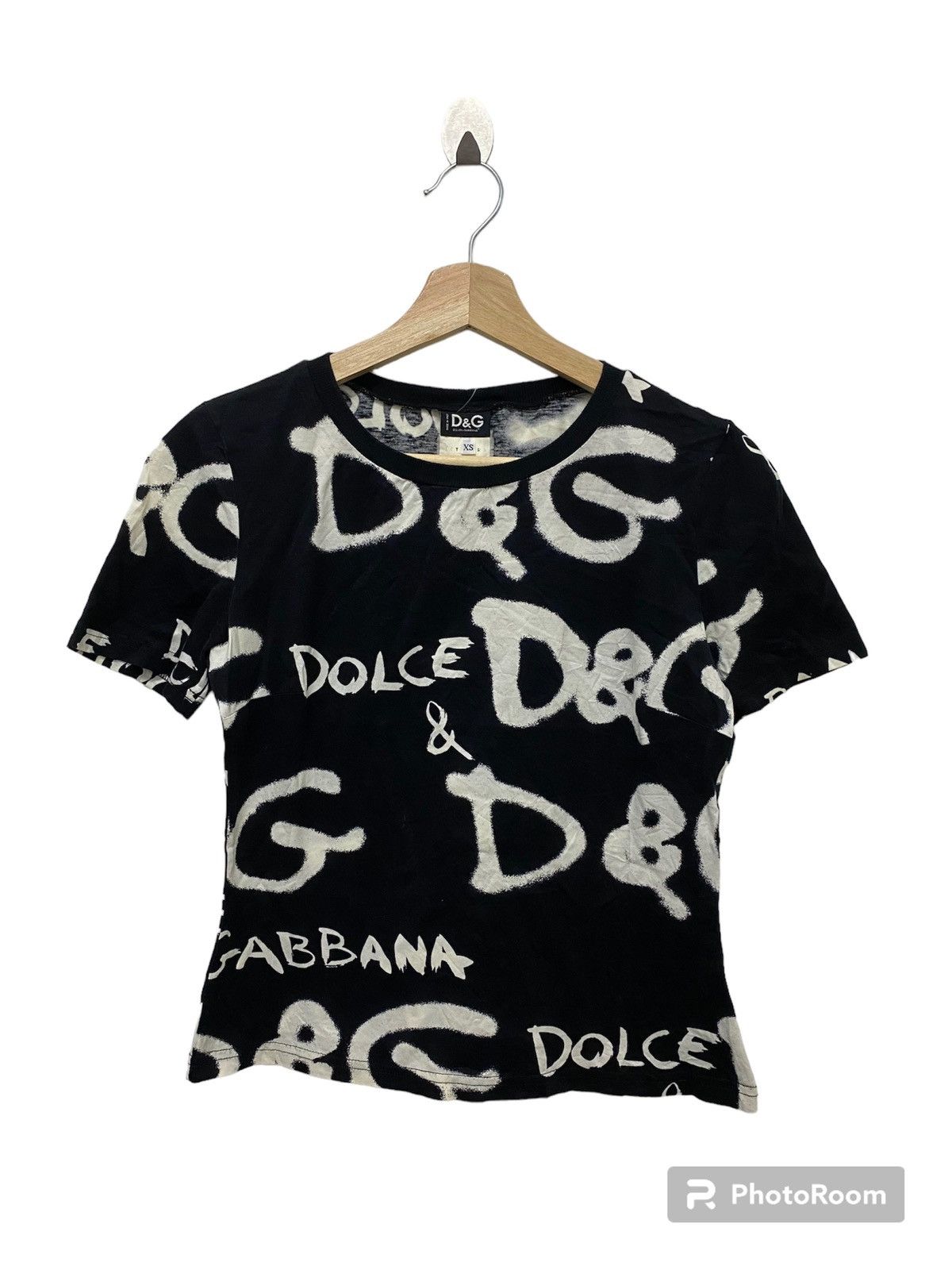 Dolce & Gabbana Dolce & Gabbana Logo Grafiti tshirt Size XS / US 0-2 / IT 36-38 - 1 Thumbnail