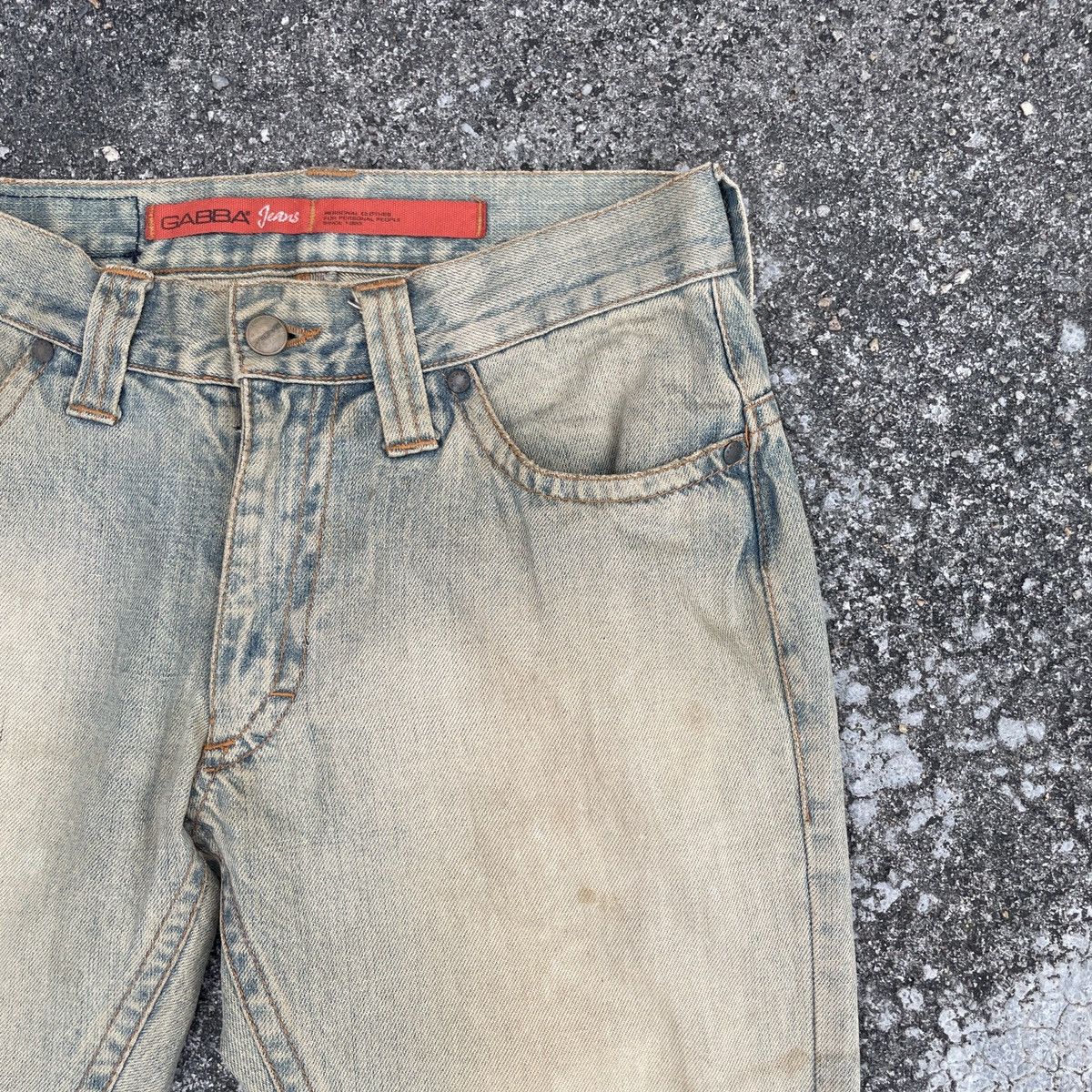 Other Vintage Gabba Jeans Distressed Denim Jeans Size US 31 - 2 Thumbnail