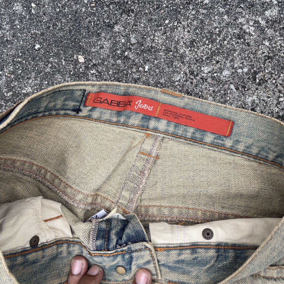 Other Vintage Gabba Jeans Distressed Denim Jeans Size US 31 - 5 Thumbnail