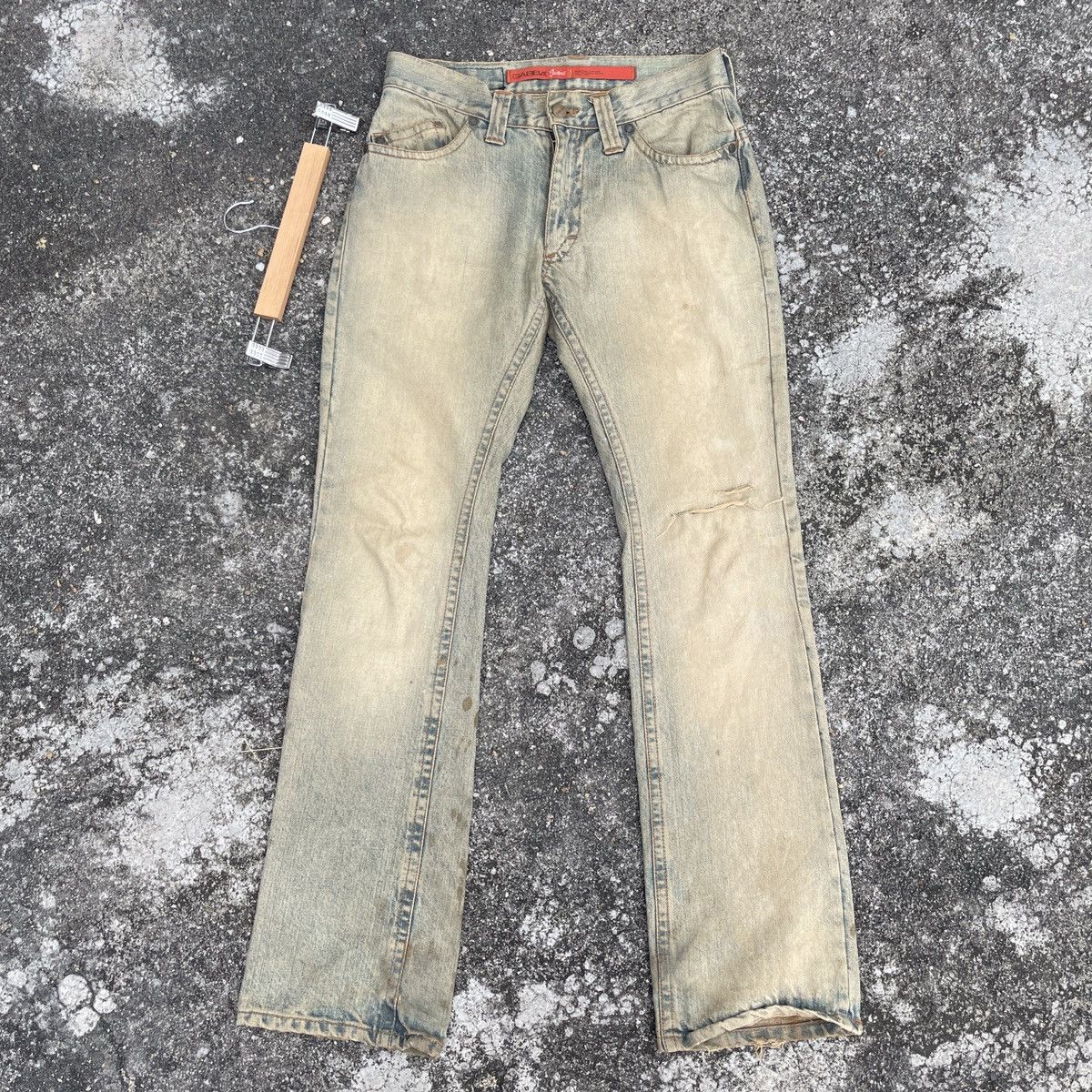 Other Vintage Gabba Jeans Distressed Denim Jeans Size US 31 - 1 Thumbnail