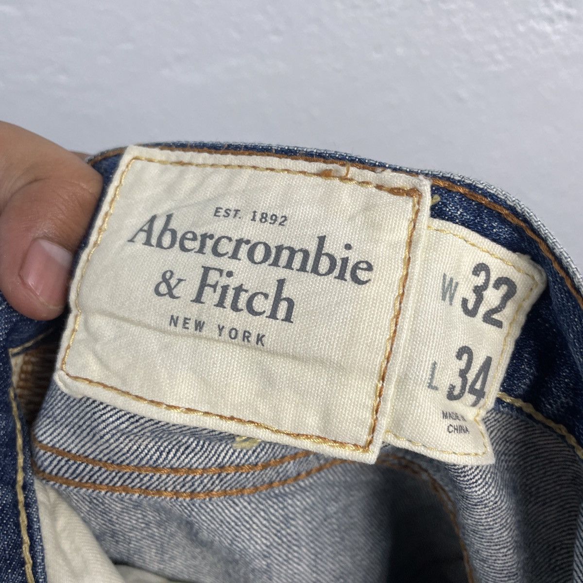Abercrombie & Fitch Vintage Abercrombie & Fitch Distressed Denim Jeans Size US 35 - 5 Thumbnail