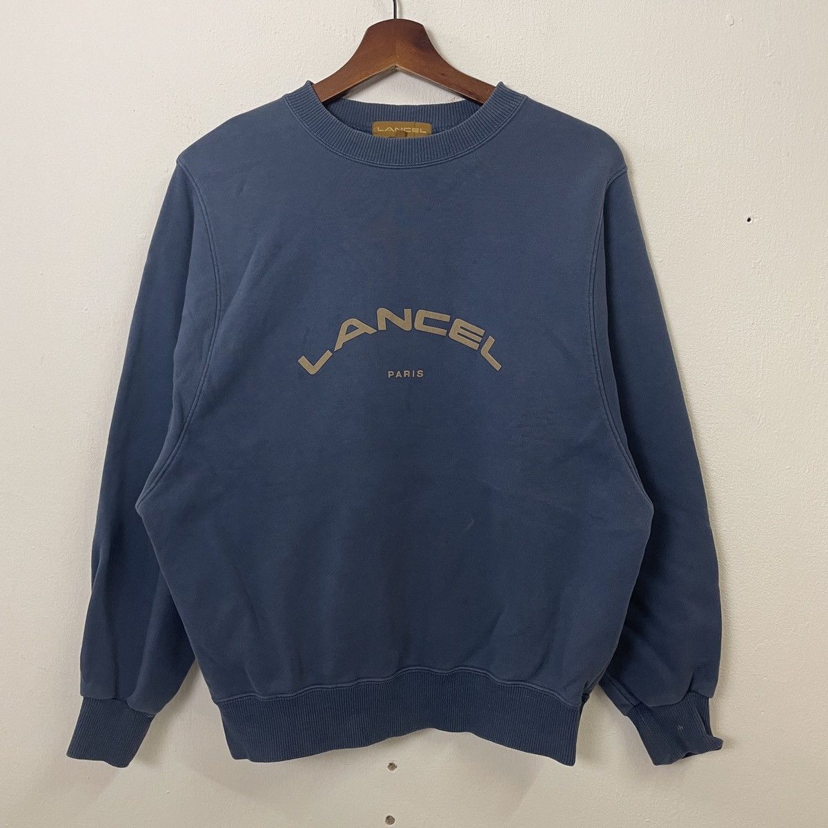 Lancel Vintage Lancel Spellout Big Logo Crewneck Sweatshirt Size US M / EU 48-50 / 2 - 1 Thumbnail