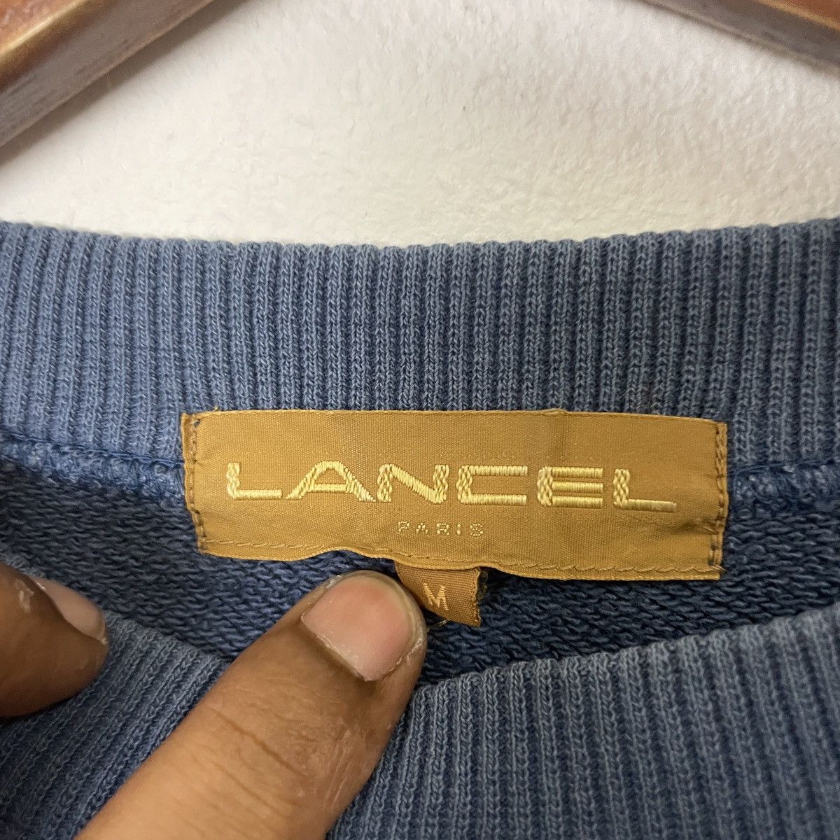 Lancel Vintage Lancel Spellout Big Logo Crewneck Sweatshirt Size US M / EU 48-50 / 2 - 5 Thumbnail