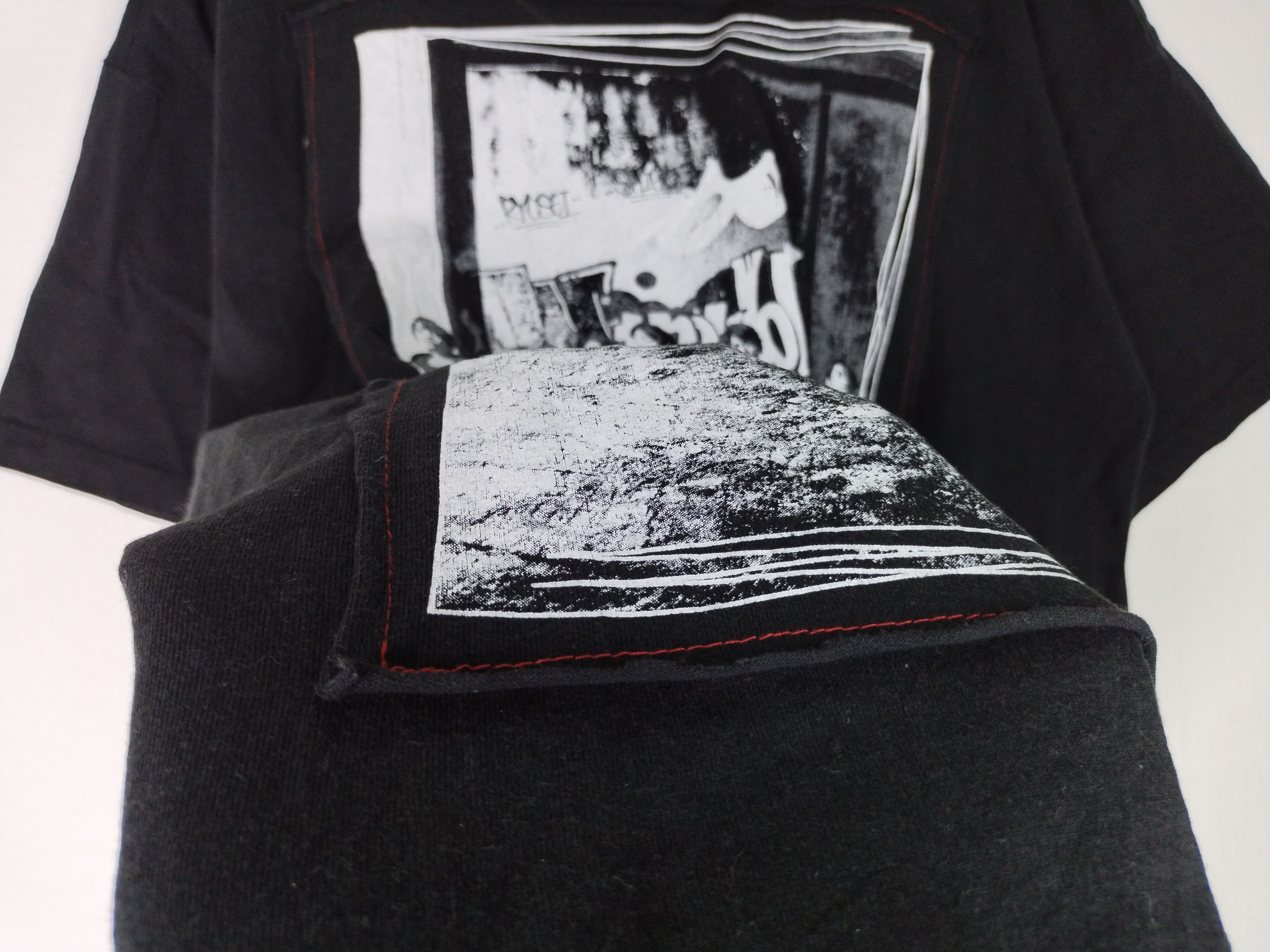 Japanese Brand LINE UP W TROUBLE JOHNNY'S WEST TEE Size US M / EU 48-50 / 2 - 2 Thumbnail