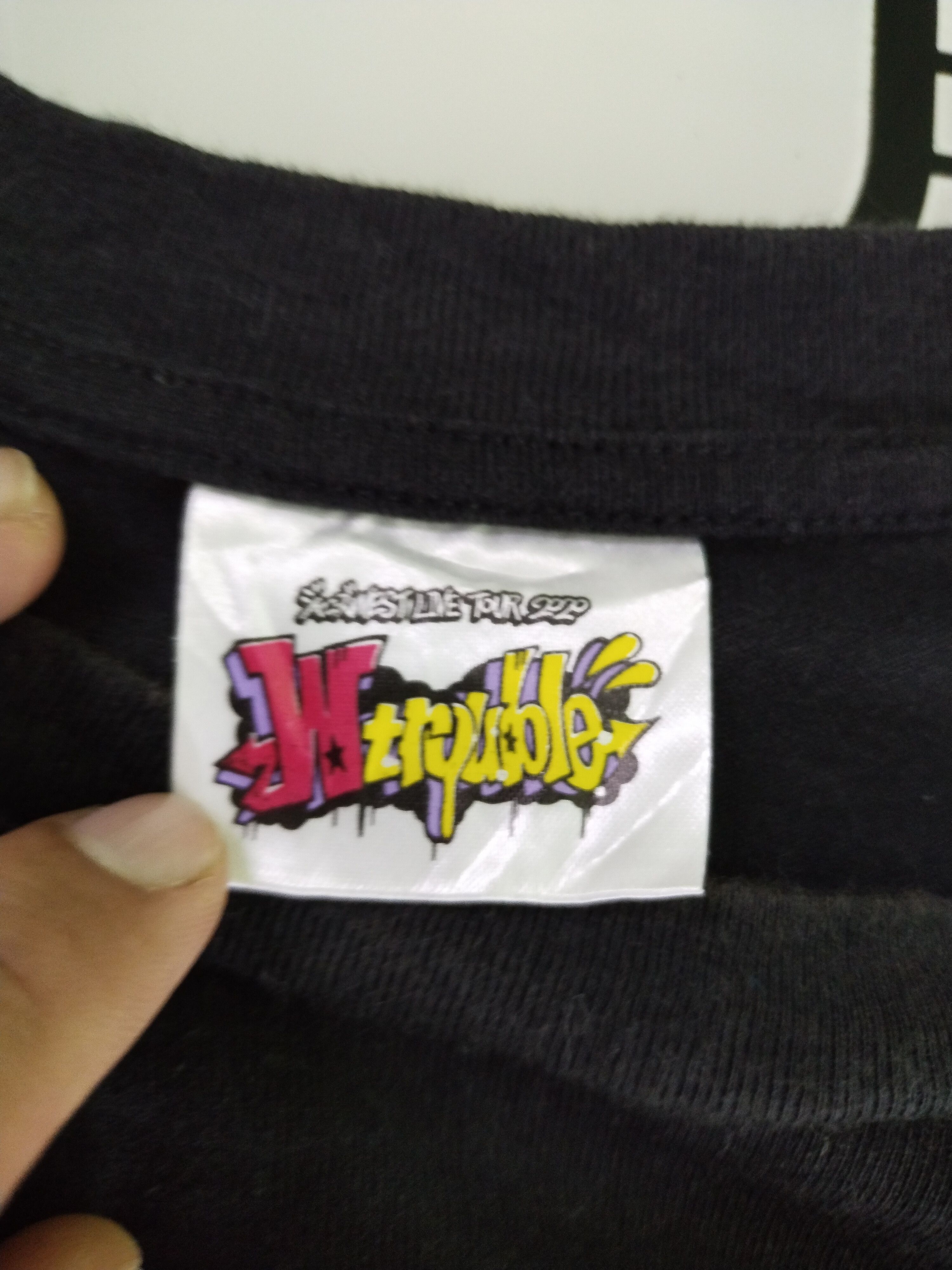 Japanese Brand LINE UP W TROUBLE JOHNNY'S WEST TEE Size US M / EU 48-50 / 2 - 11 Thumbnail