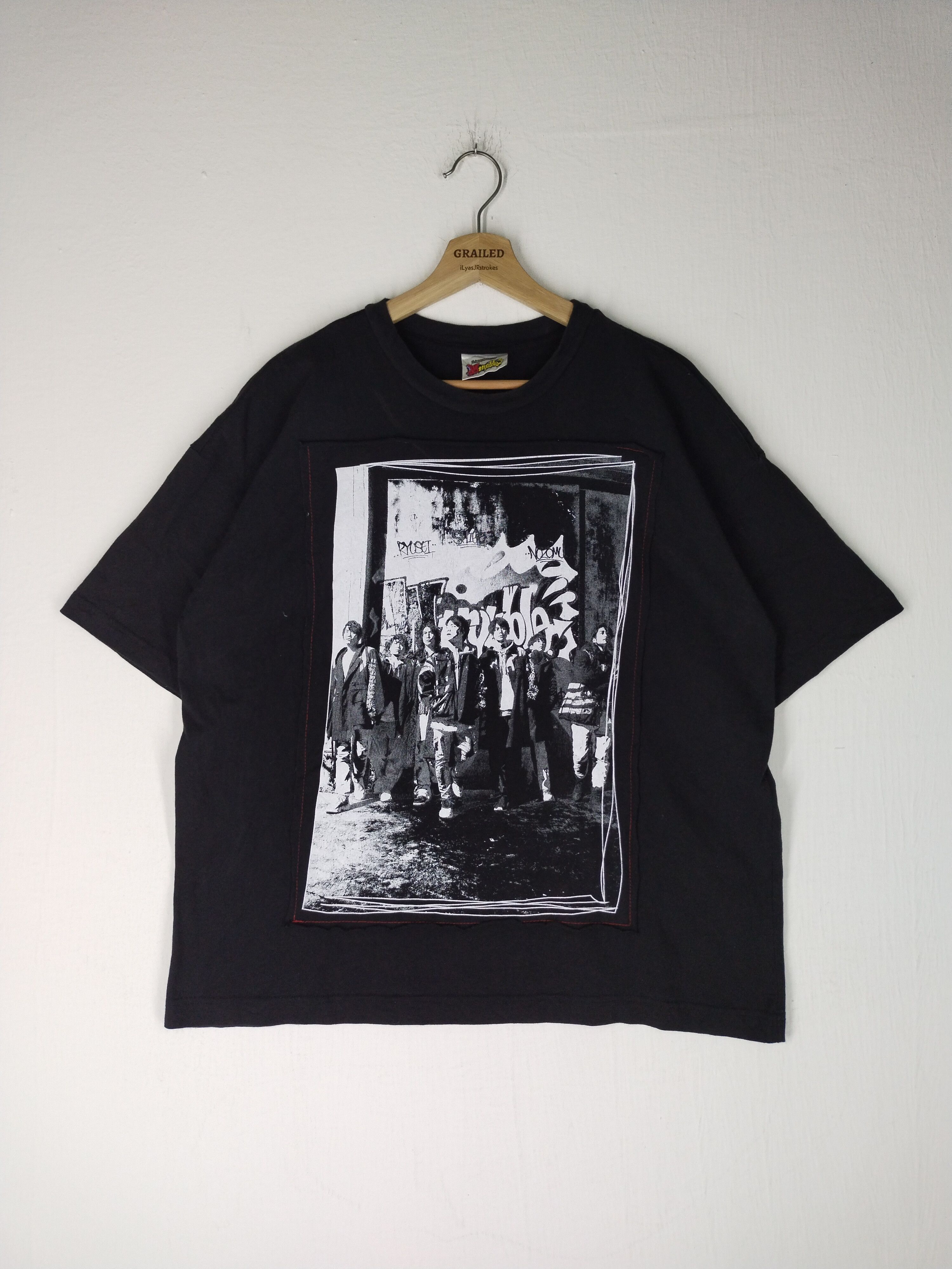 Japanese Brand LINE UP W TROUBLE JOHNNY'S WEST TEE Size US M / EU 48-50 / 2 - 1 Thumbnail