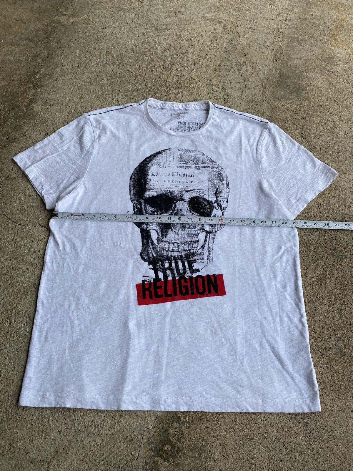 True Religion × Vintage Vintage Y2K True Religion Skull World Tour Shirt Size US XXL / EU 58 / 5 - 9 Thumbnail