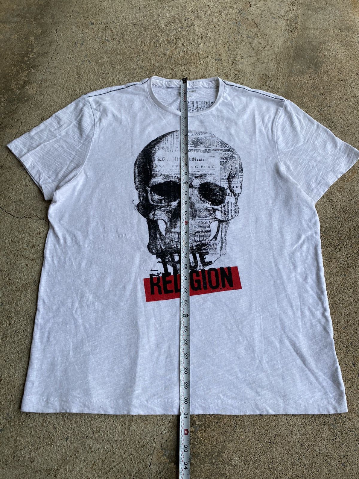 True Religion × Vintage Vintage Y2K True Religion Skull World Tour Shirt Size US XXL / EU 58 / 5 - 8 Thumbnail