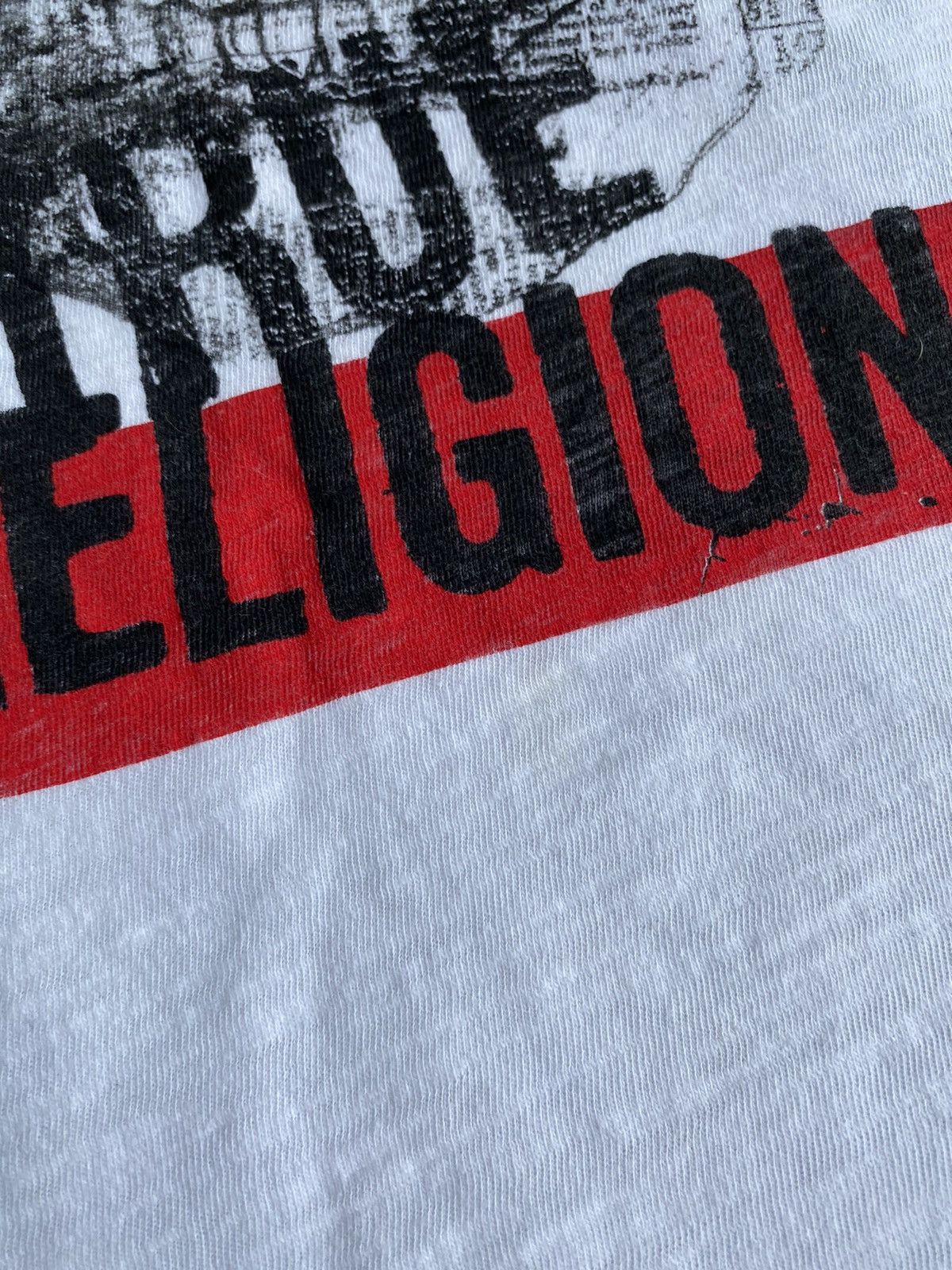 True Religion × Vintage Vintage Y2K True Religion Skull World Tour Shirt Size US XXL / EU 58 / 5 - 4 Thumbnail