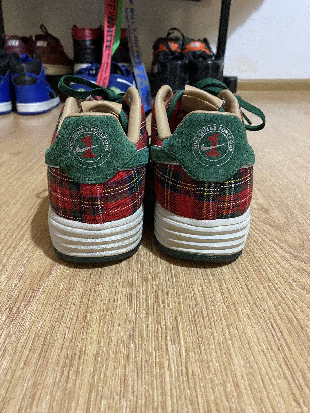 Nike Nike Lunar Air Force 1 City QS London Plaid 602862 600 Size US 9 / EU 42 - 4 Thumbnail