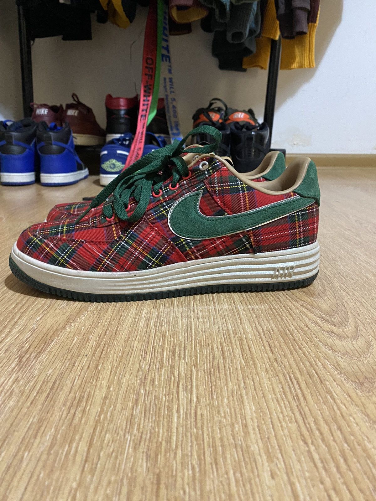 Nike Nike Lunar Air Force 1 City QS London Plaid 602862 600 Size US 9 / EU 42 - 3 Thumbnail