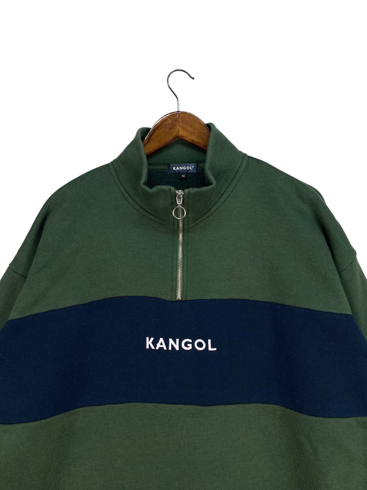 Kangol Vintage Kangol Quarter Zip Sweatshirt Size US M / EU 48-50 / 2 - 2 Thumbnail